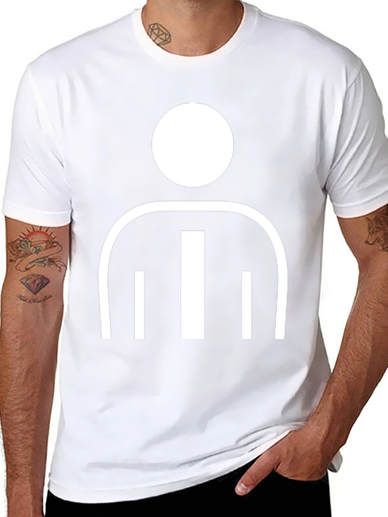 Camiseta Negra Hombre Logo Icono TT Isla de Man