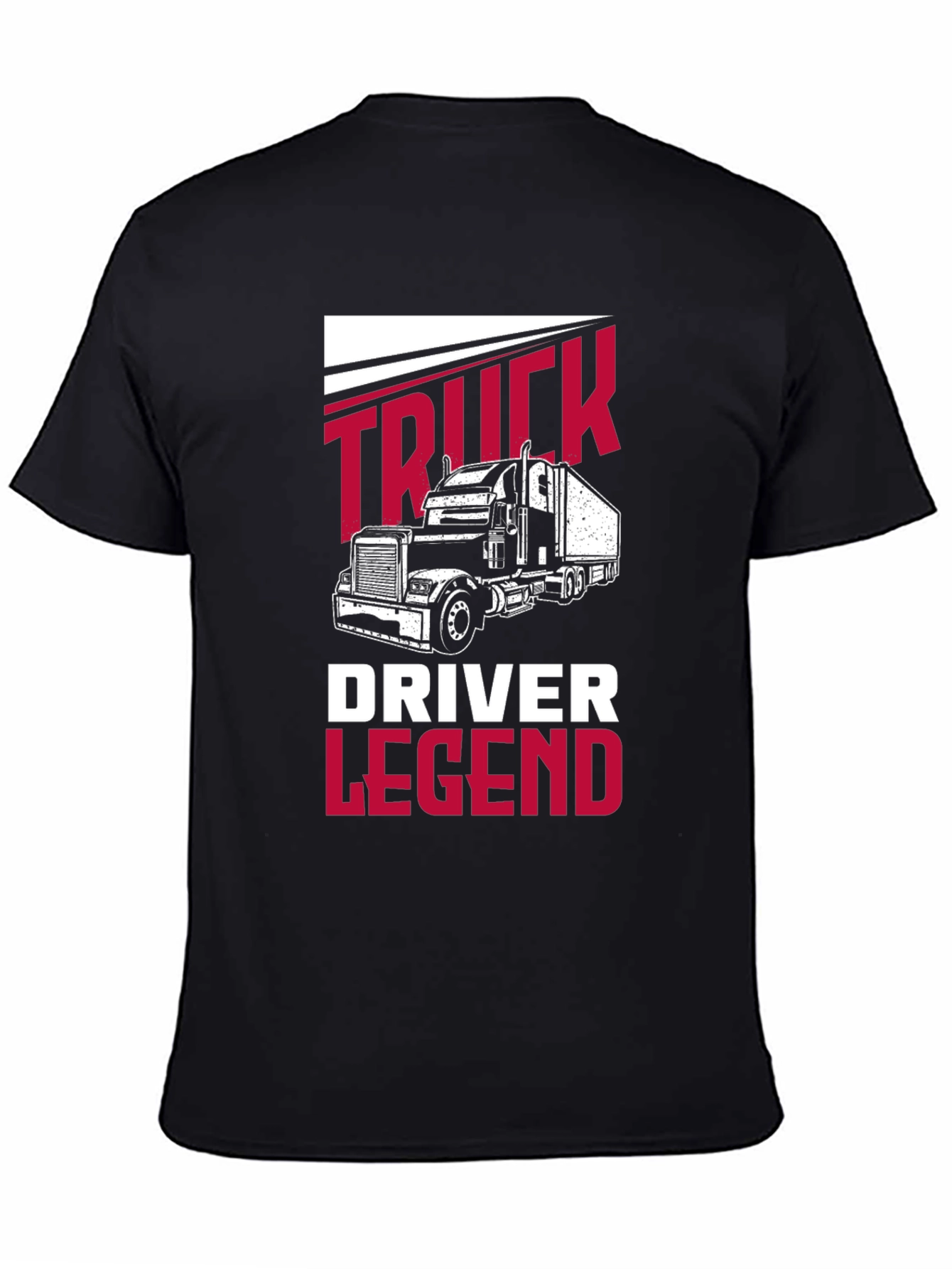 Camiseta Negra Truck Driver Legend