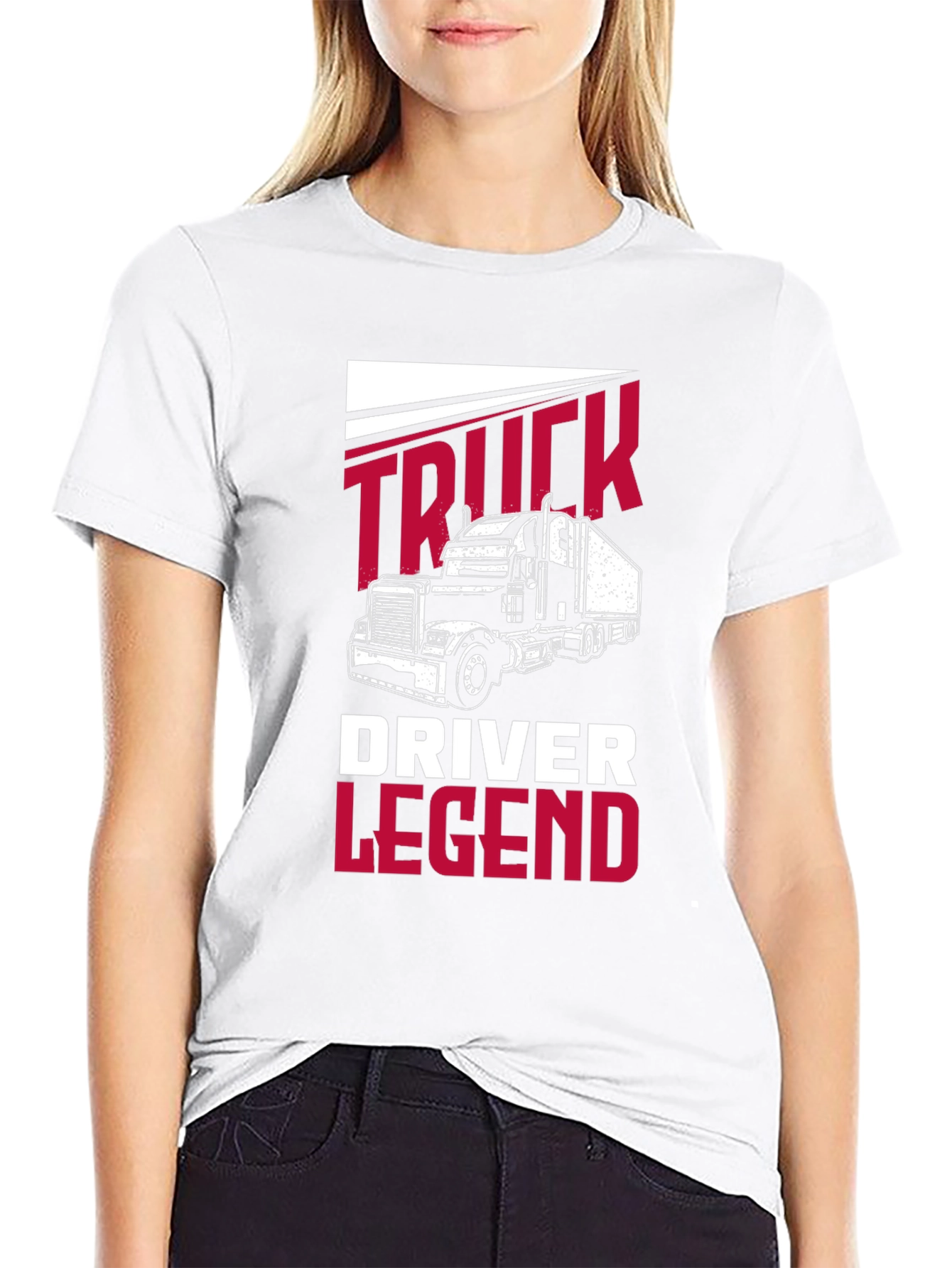 Camiseta Negra Truck Driver Legend