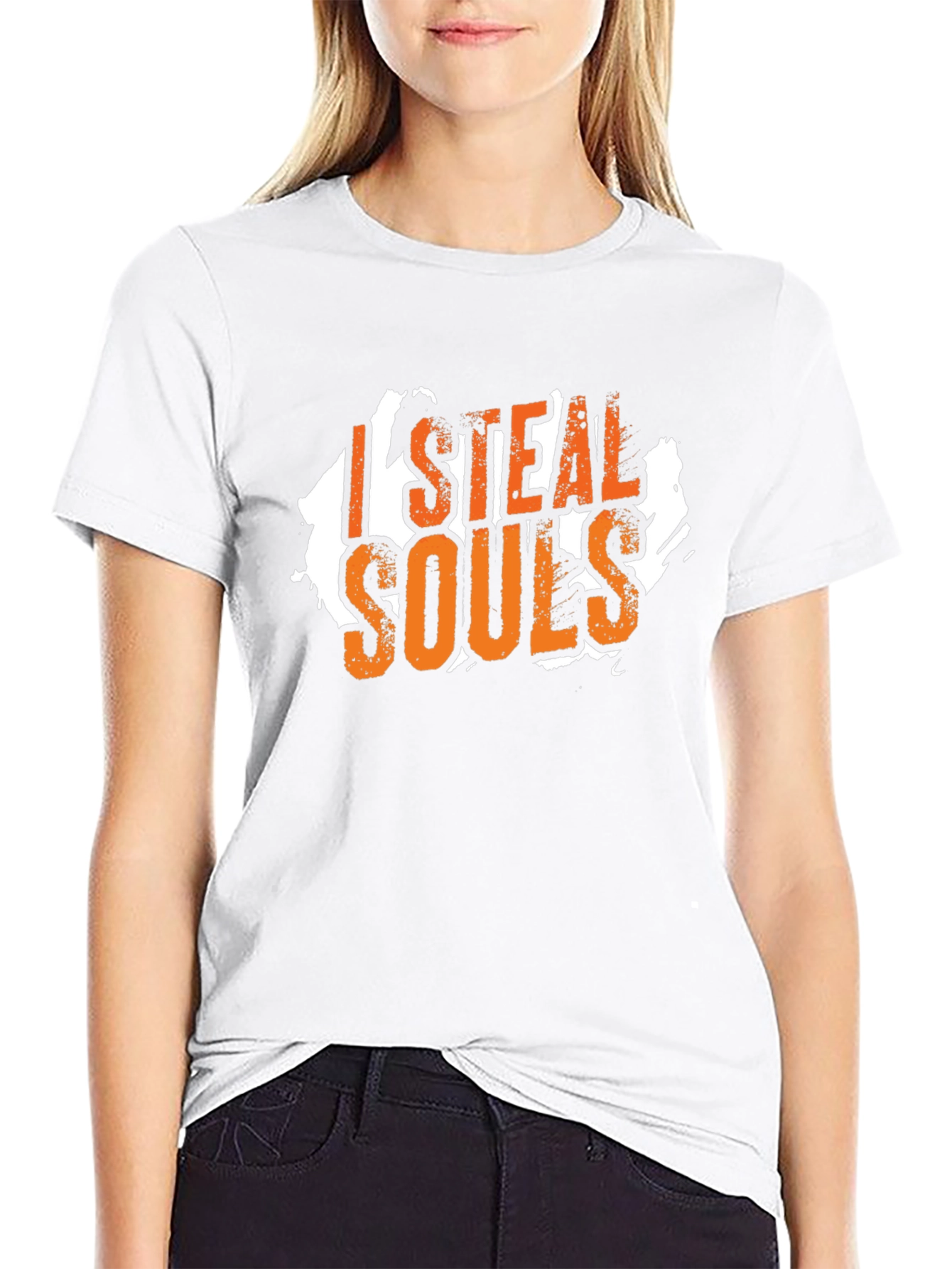 Camiseta Negra I Steal Souls para Hombre