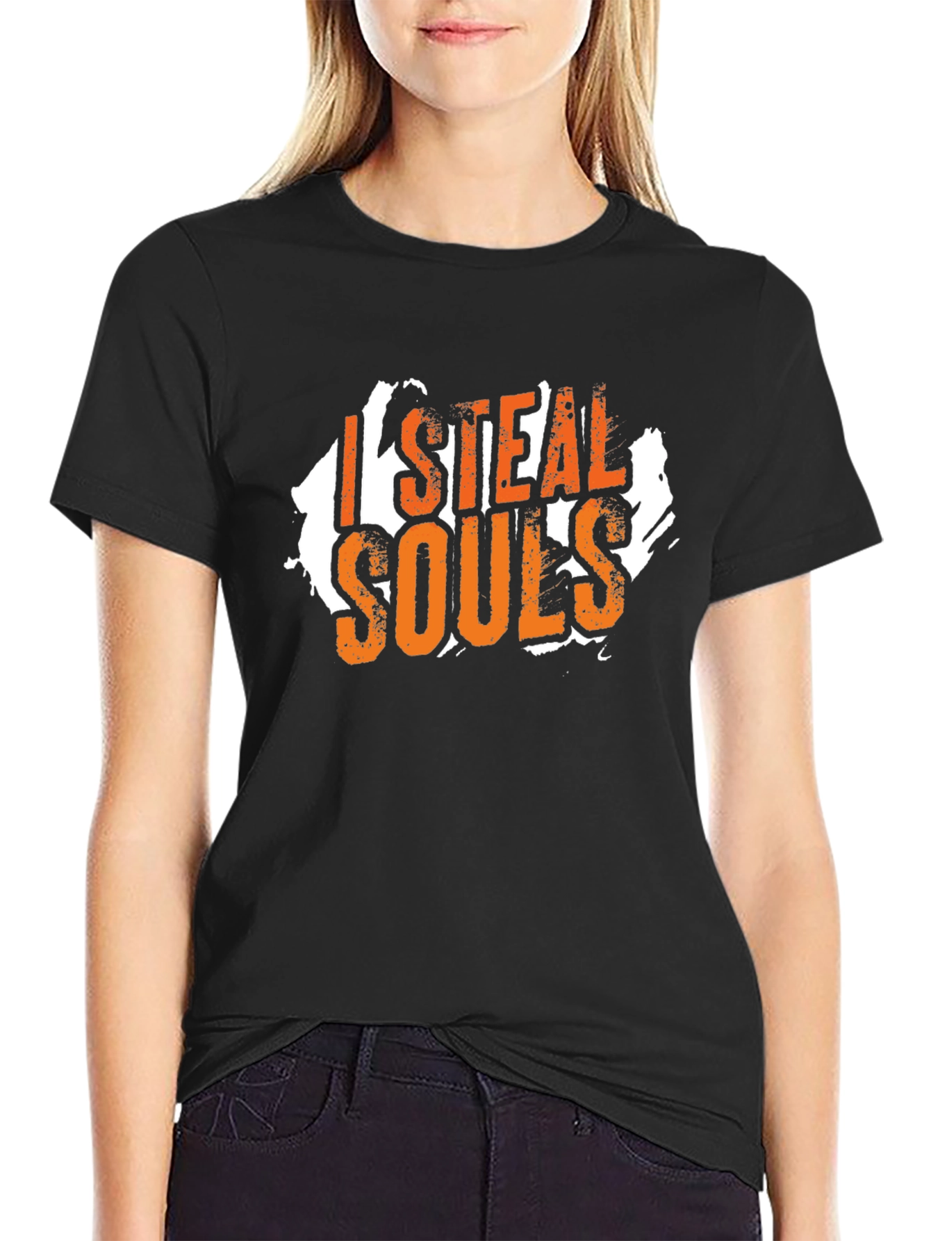 Camiseta Negra I Steal Souls para Hombre