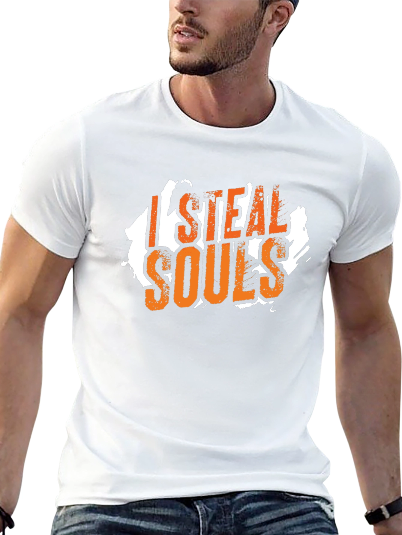 Camiseta Negra I Steal Souls para Hombre