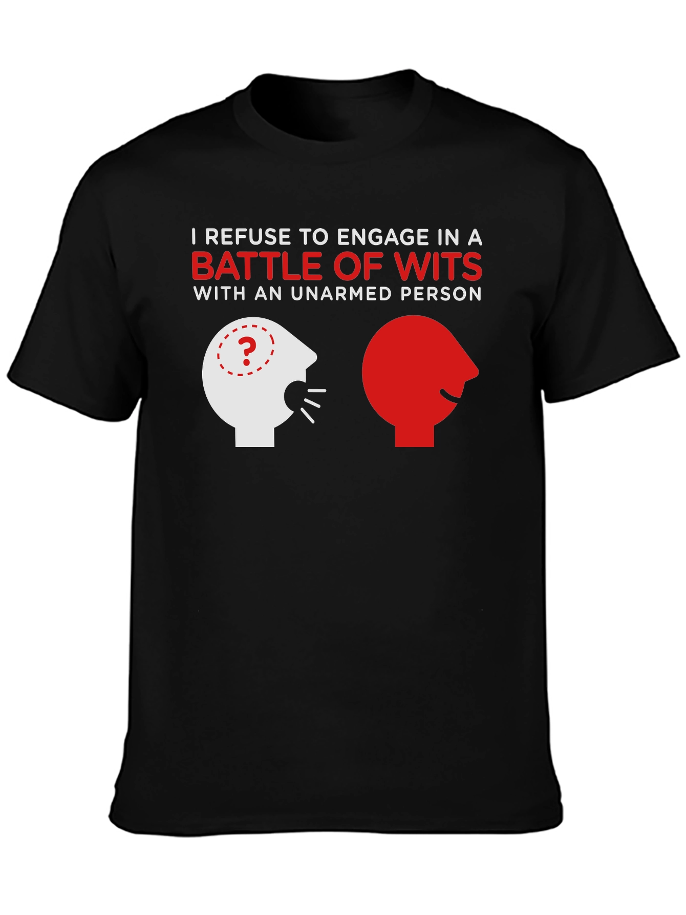 Camiseta con frase ingeniosa