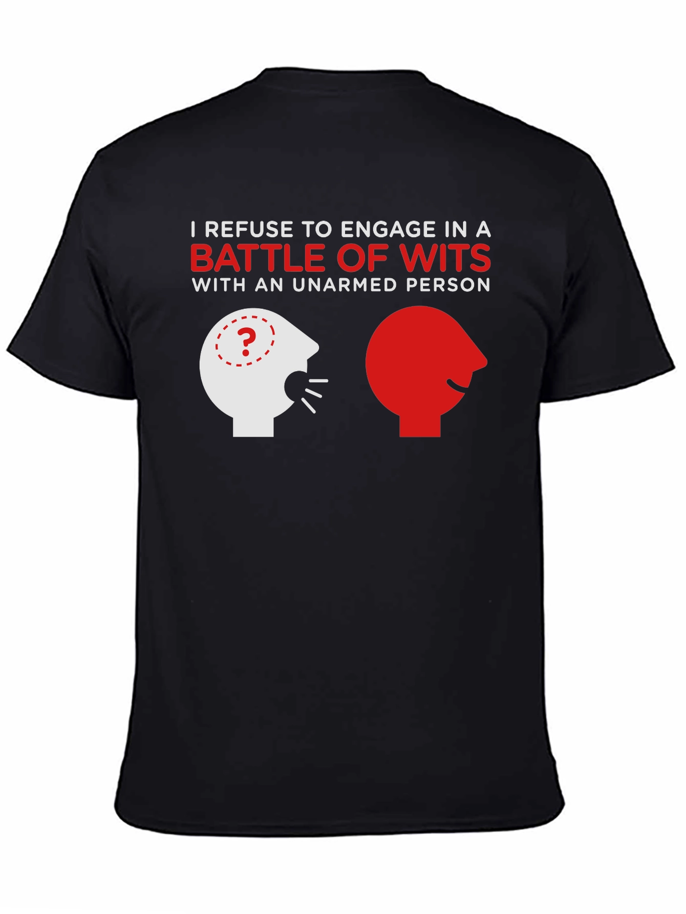 Camiseta con frase ingeniosa