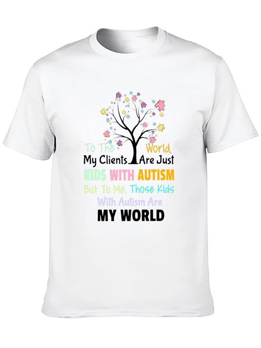 Camiseta Autism Kids: Mi Mundo Su Mundo