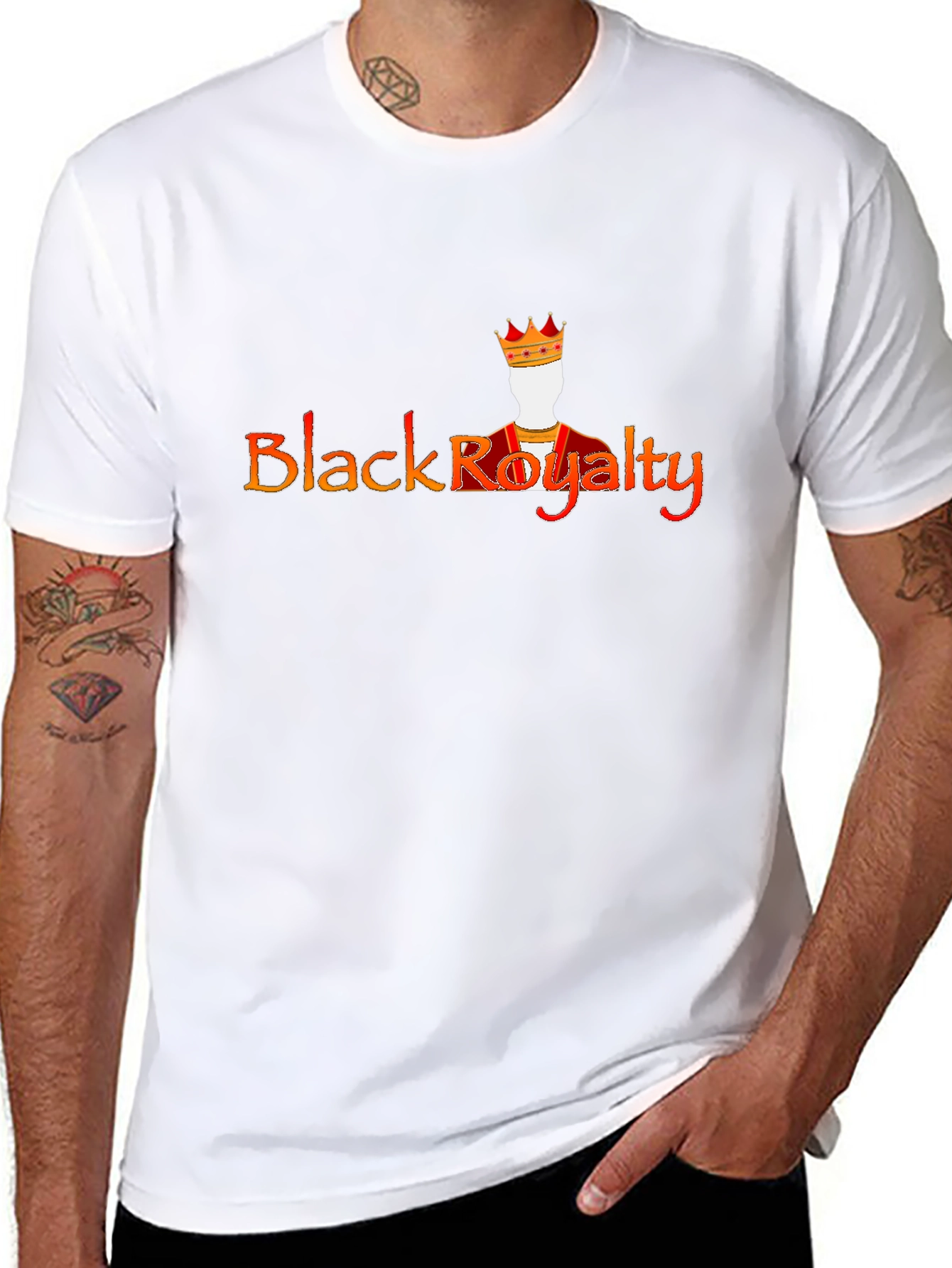 Camiseta Negra Black Royalty