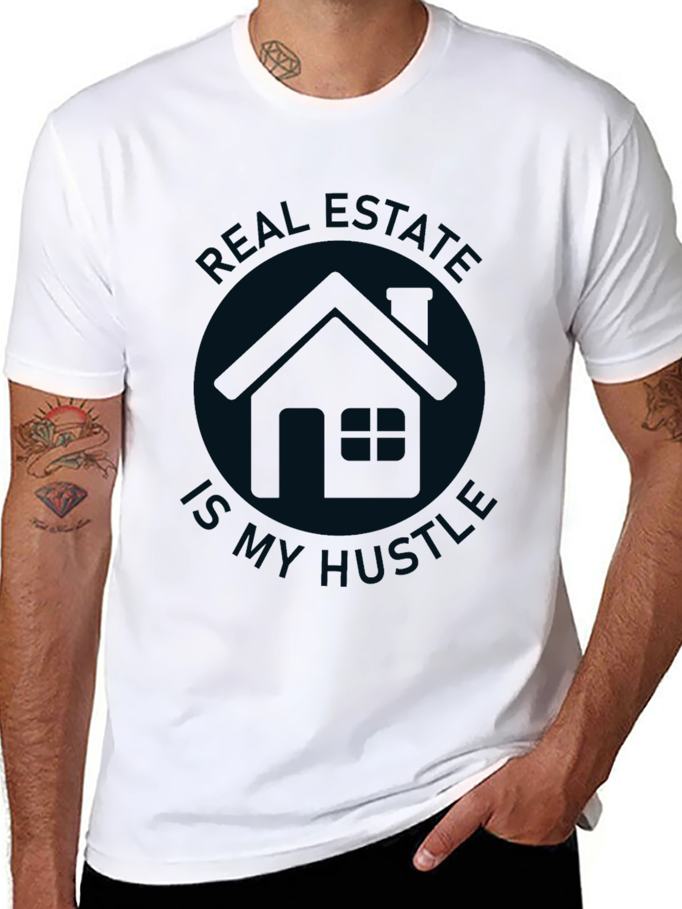 Camiseta Hombre Real Estate is My Hustle