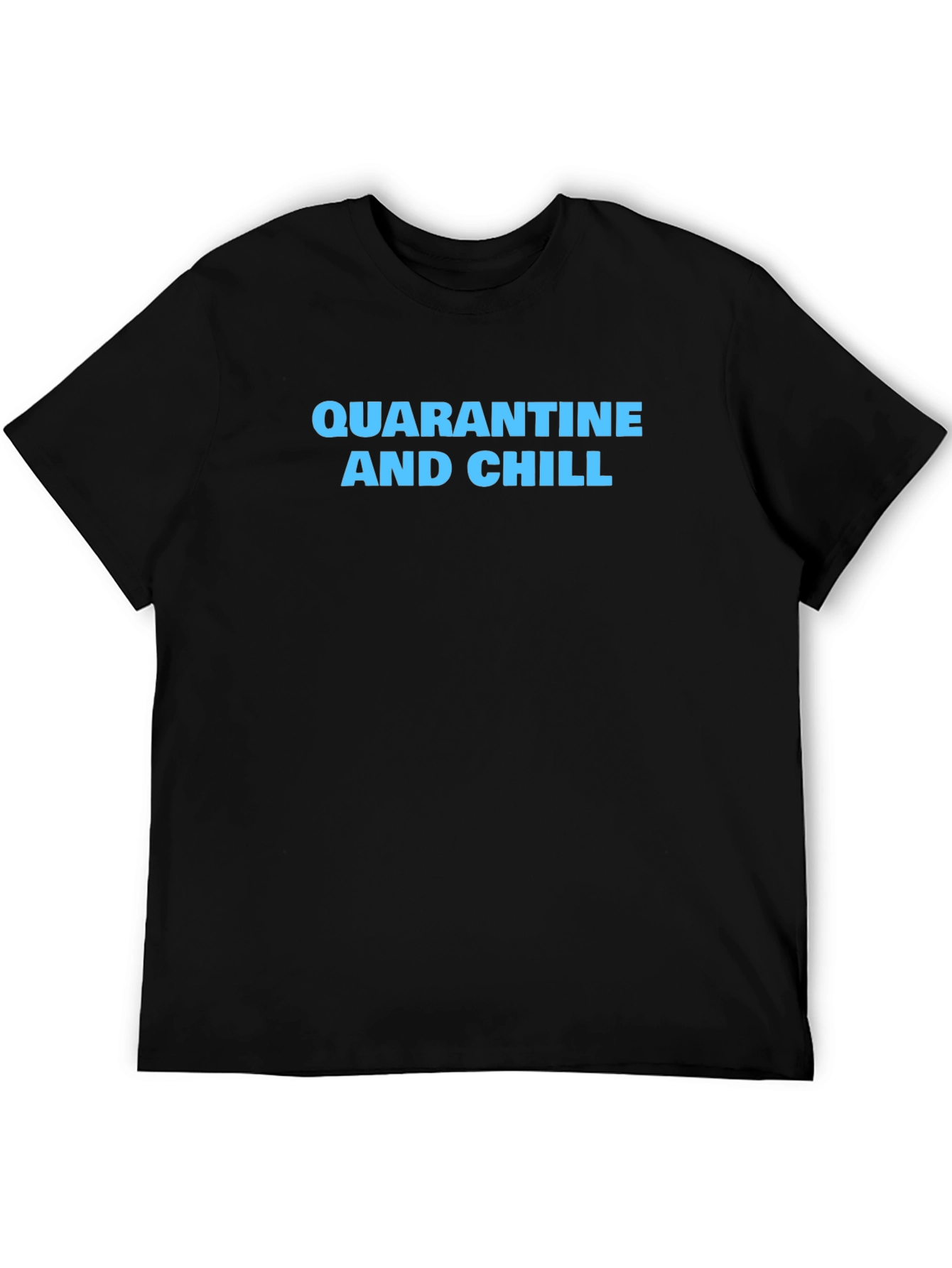 Camiseta Negra: Quarantine and Chill