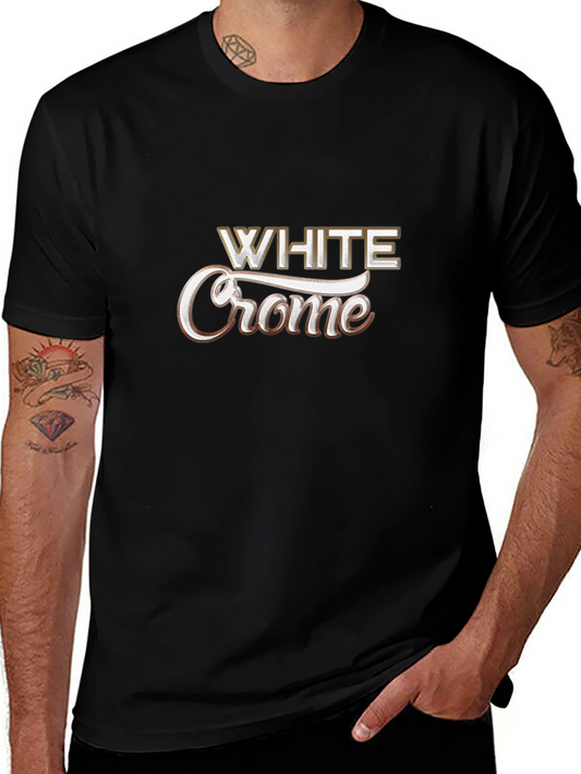 Camiseta Negra White Crome Casual
