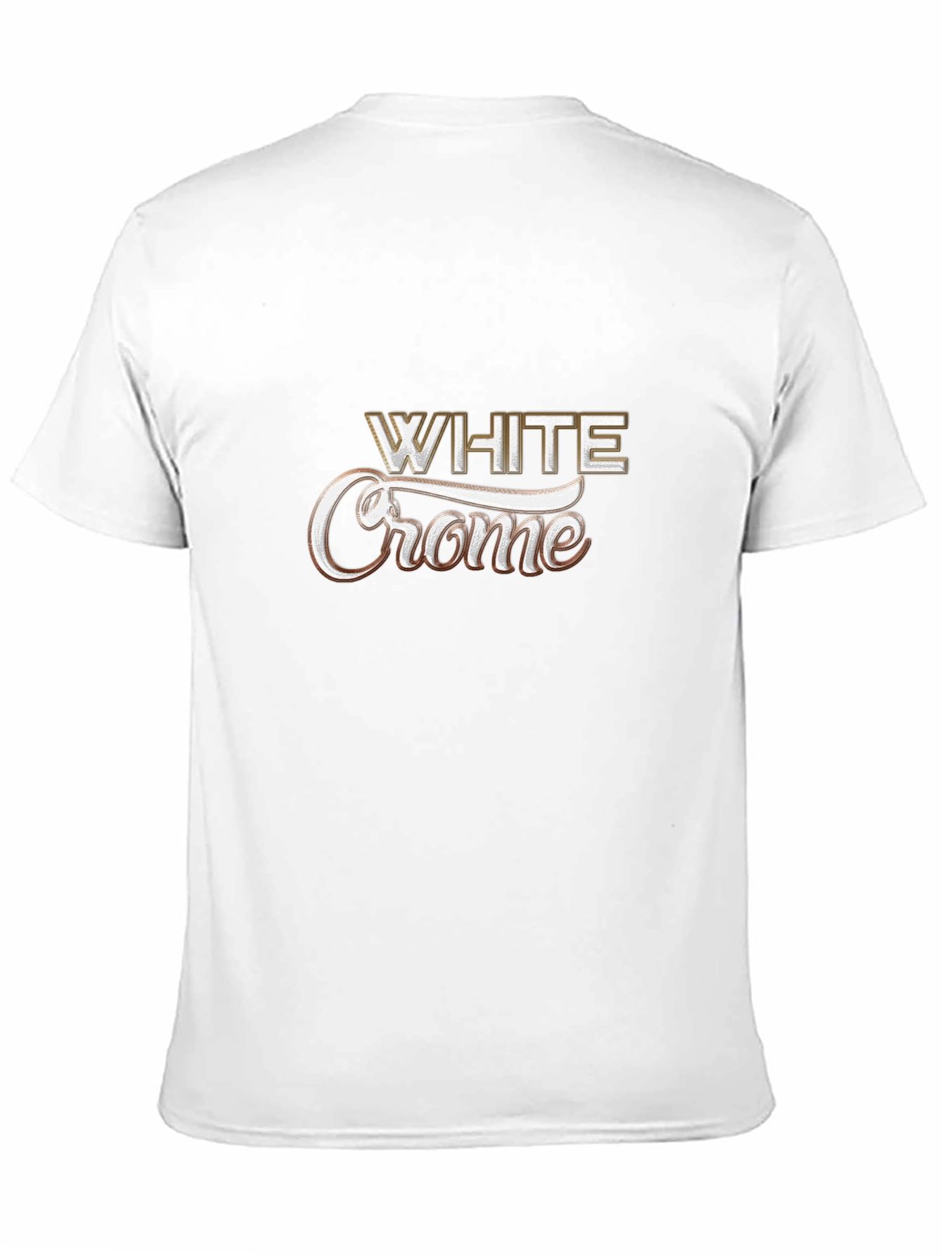 Camiseta Negra White Crome Casual