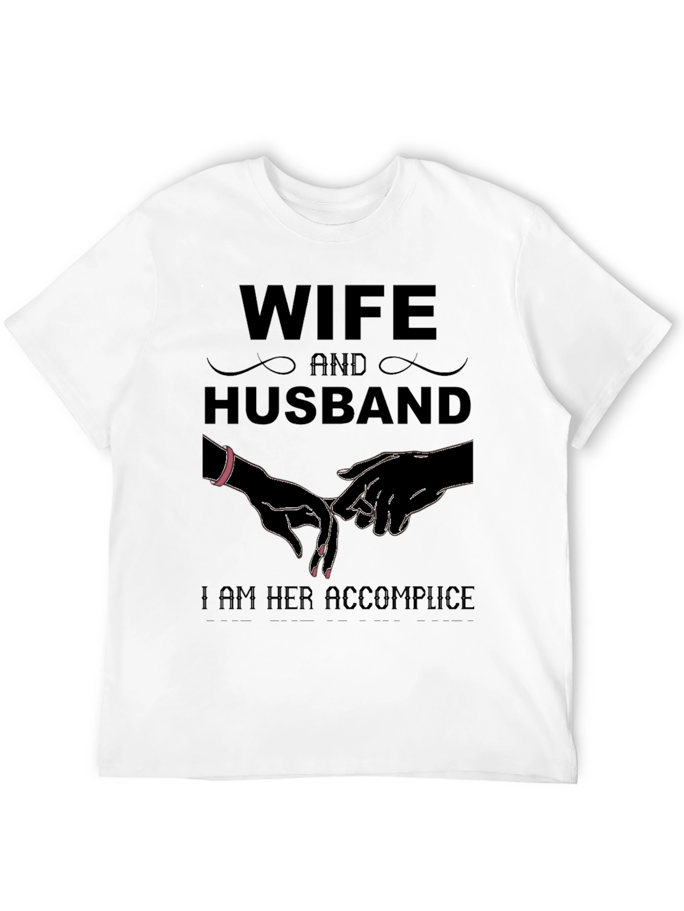 Camiseta Negra Wife and Husband