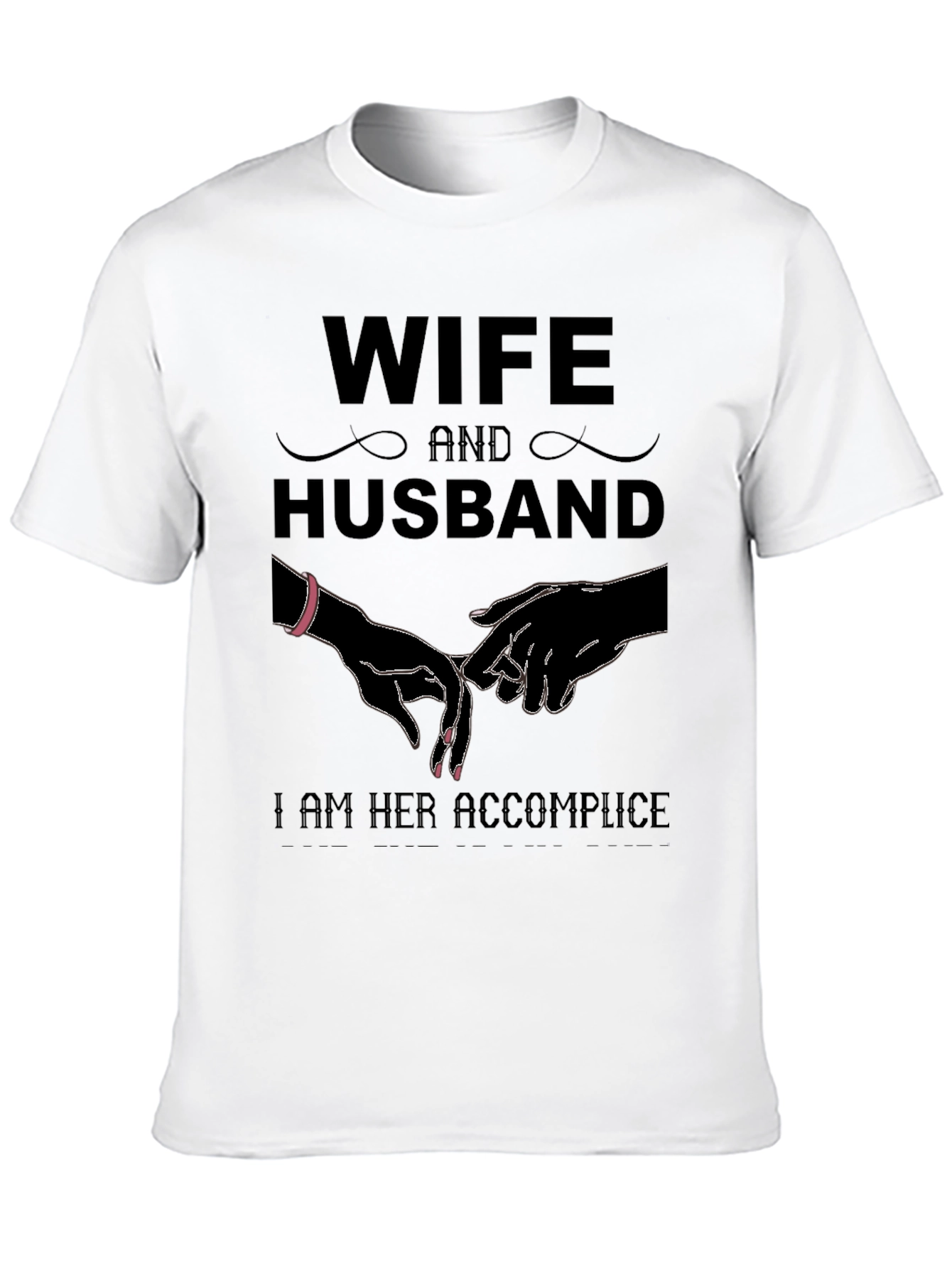 Camiseta Negra Wife and Husband