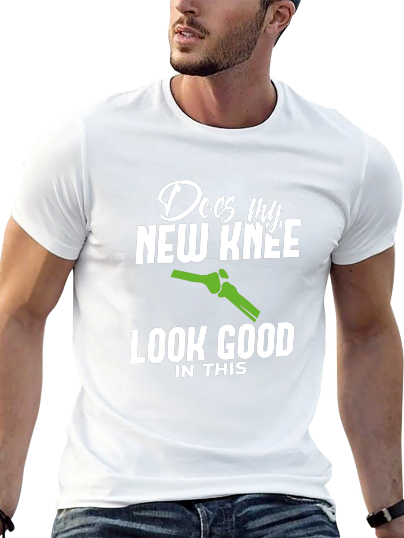 Camiseta Negra: Rodilla Nueva con Estilo