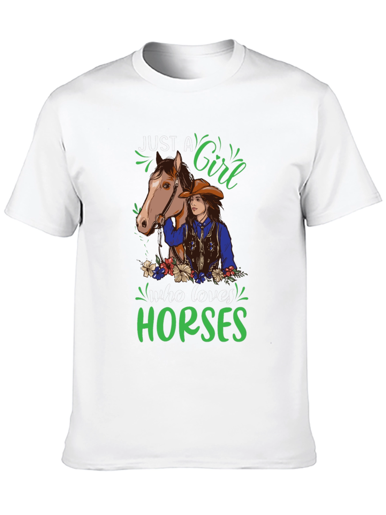 Camiseta Solo una chica que ama los caballos
