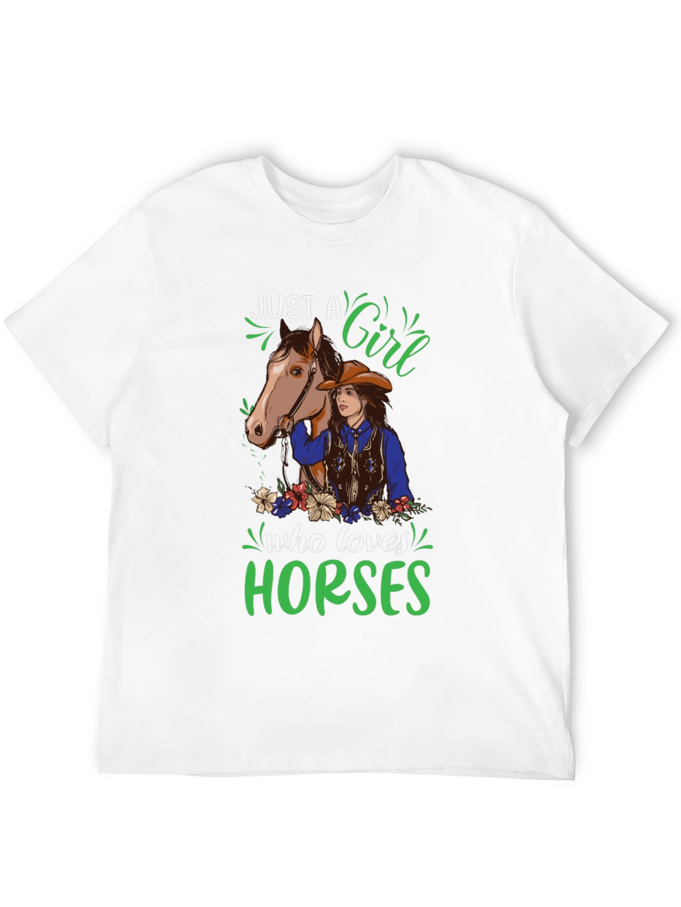 Camiseta Solo una chica que ama los caballos