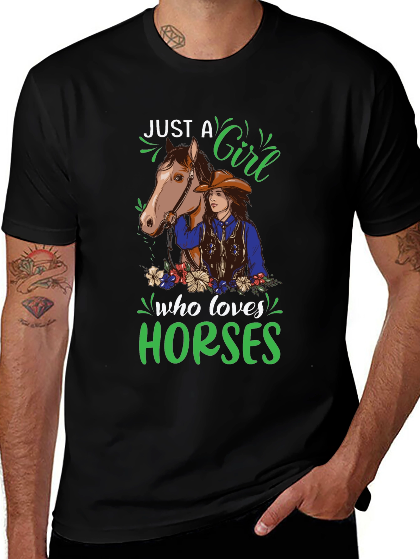 Camiseta Solo una chica que ama los caballos
