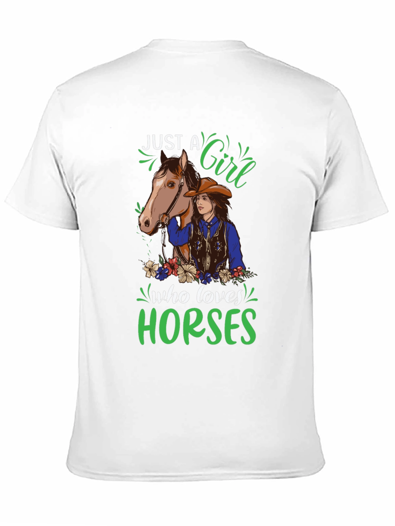 Camiseta Solo una chica que ama los caballos