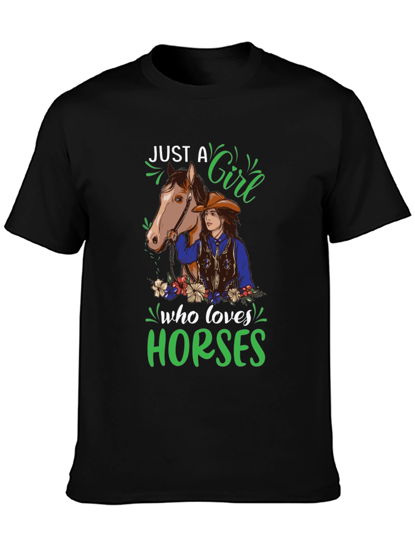 Camiseta Solo una chica que ama los caballos