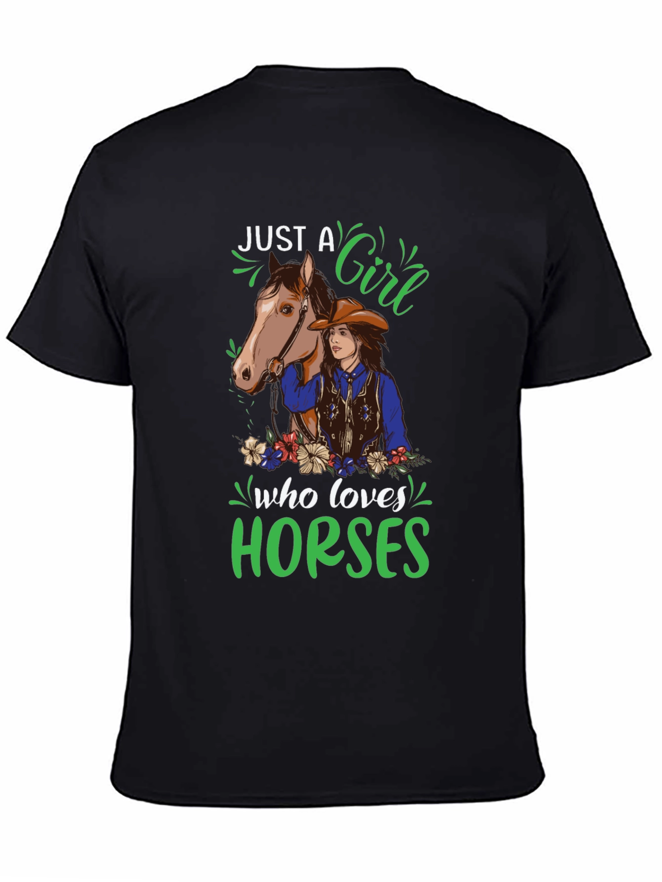Camiseta Solo una chica que ama los caballos