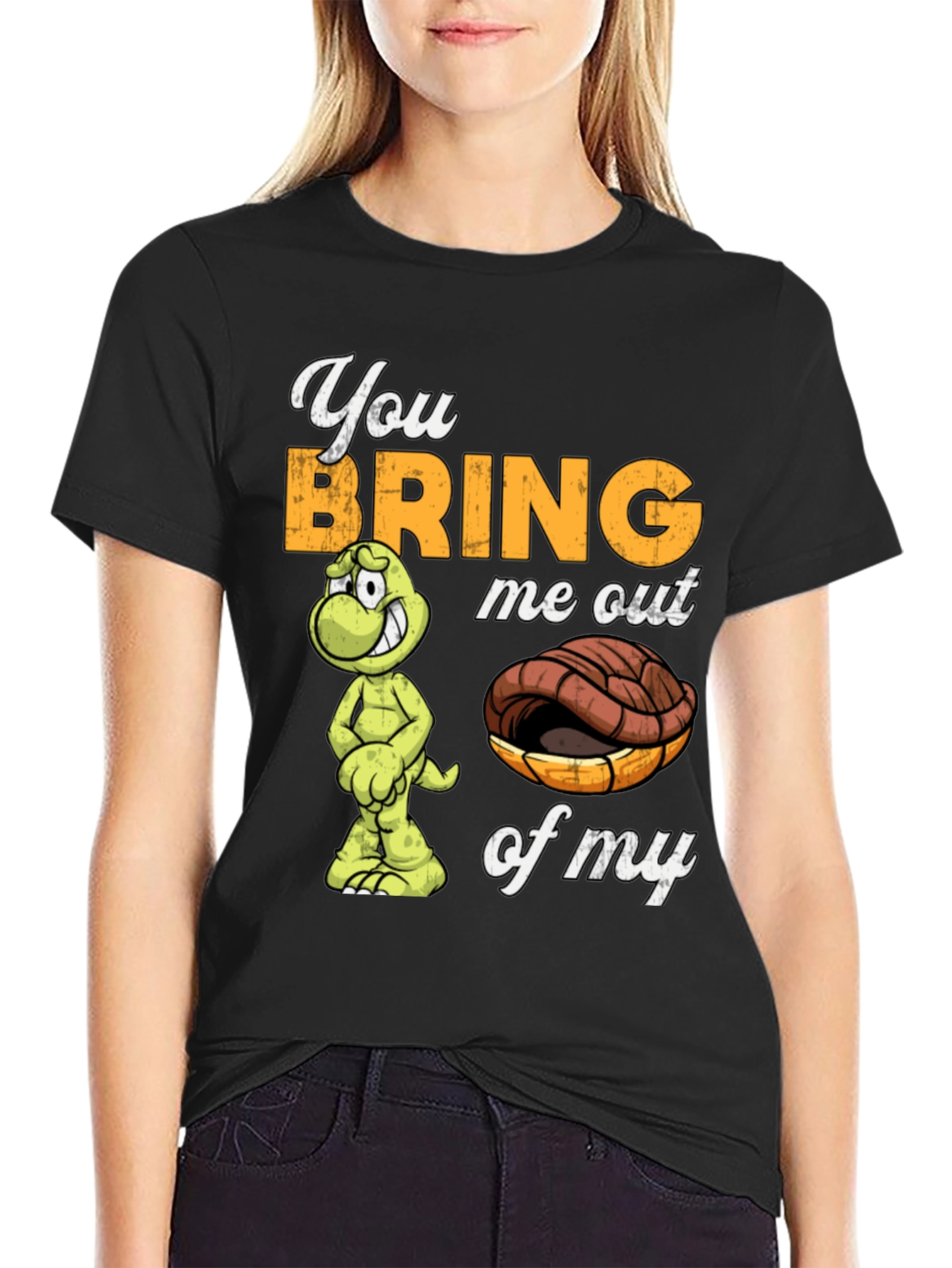 Camiseta Negra You Bring Me Out