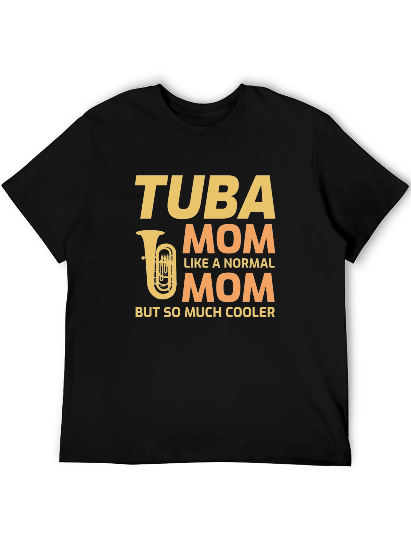 Camiseta Negra Tuba Mom