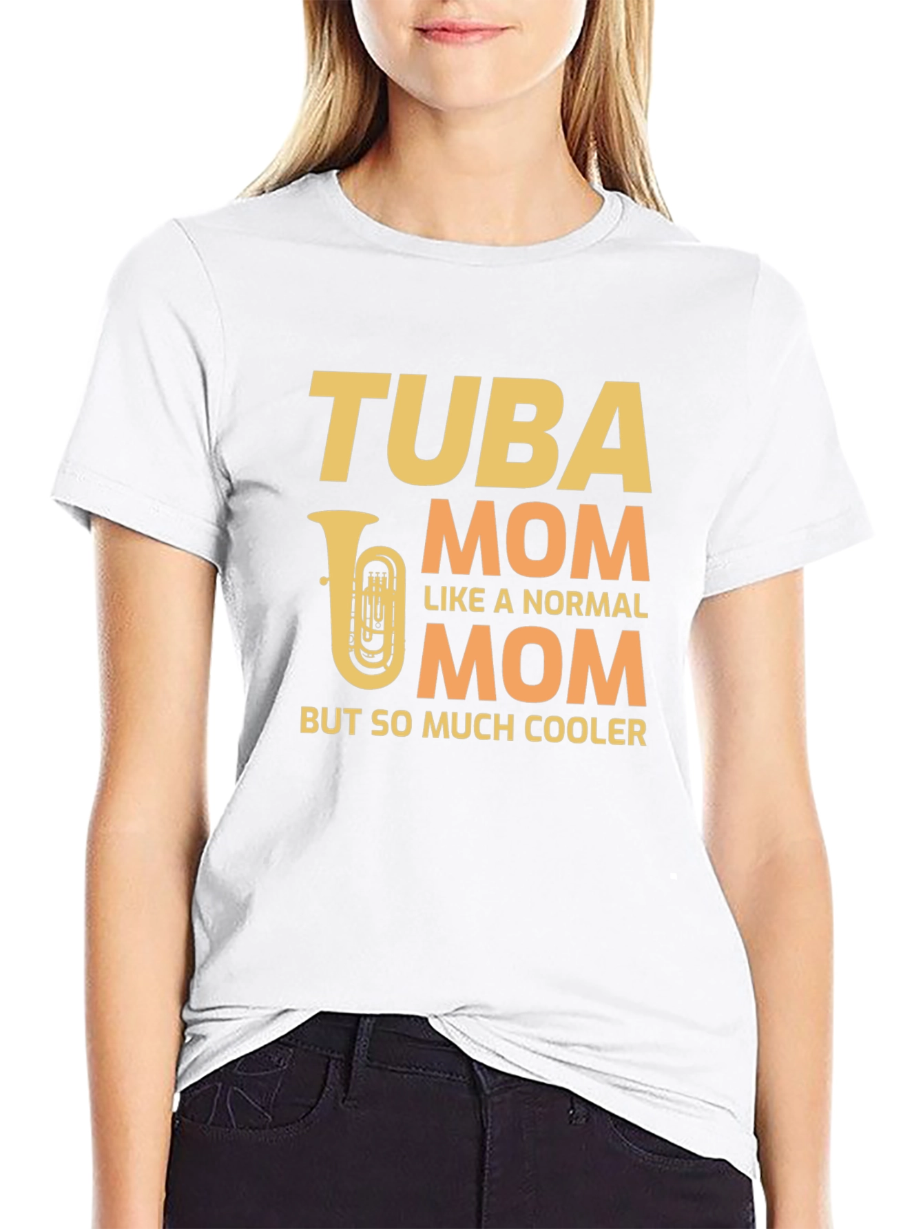 Camiseta Negra Tuba Mom