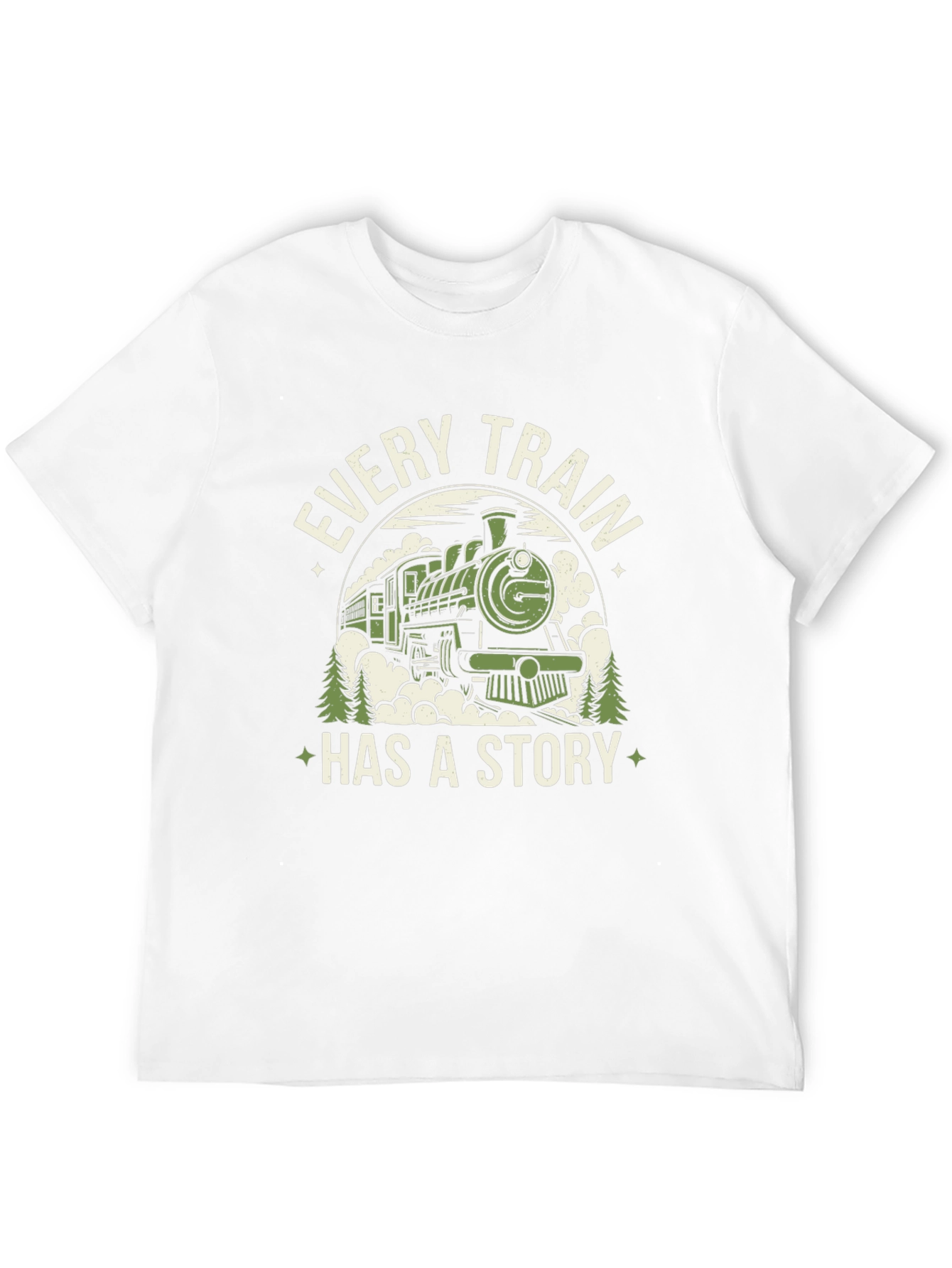 Camiseta Negra: Cada Tren Tiene Una Historia