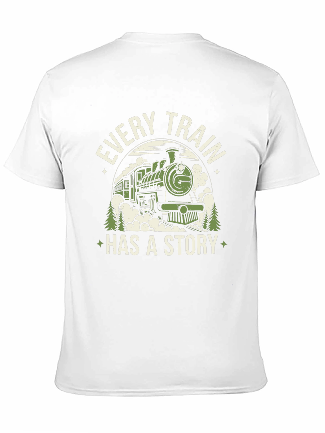 Camiseta Negra: Cada Tren Tiene Una Historia