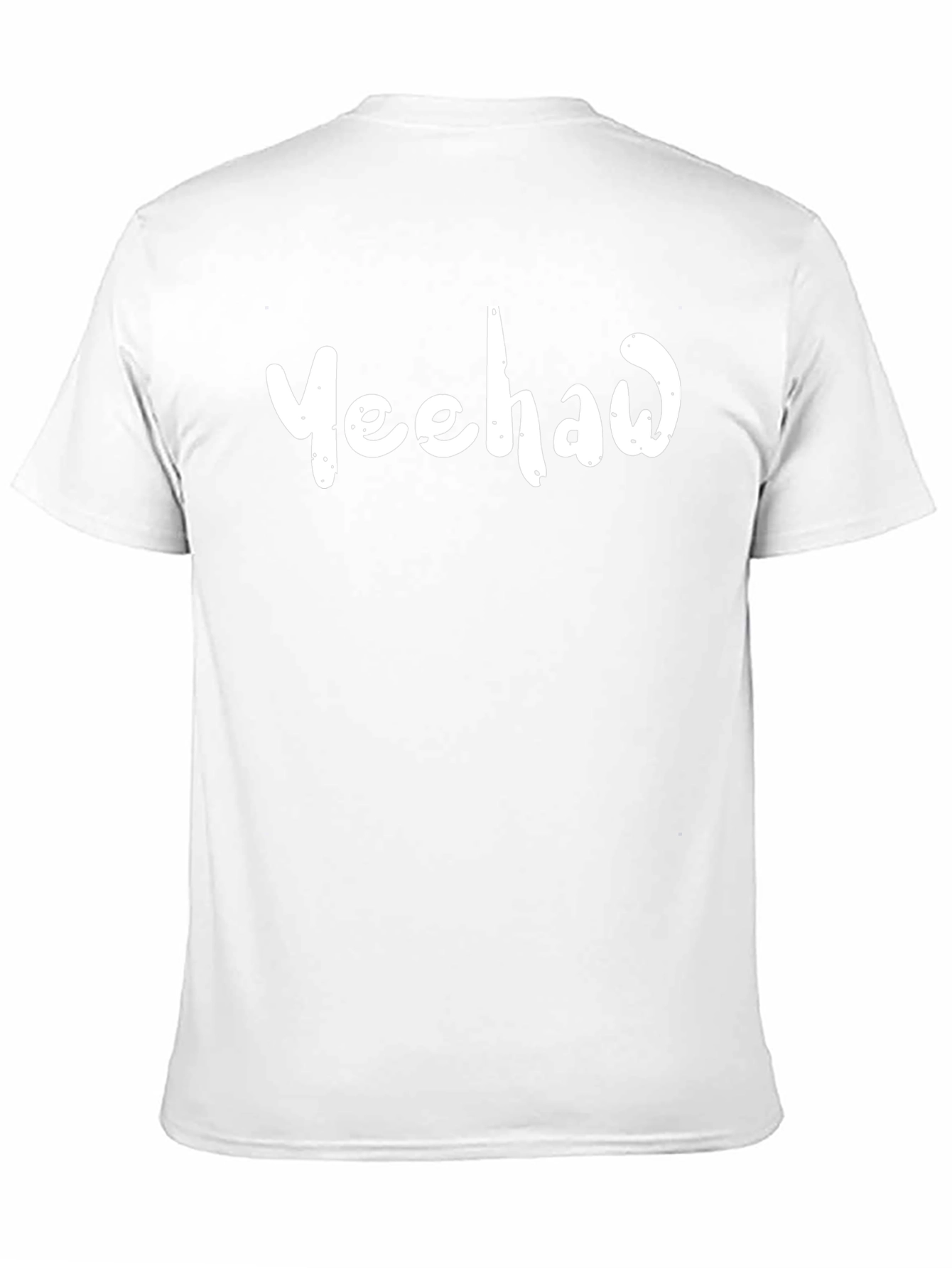 Camiseta Negra Yeehaw Casual y Moderna