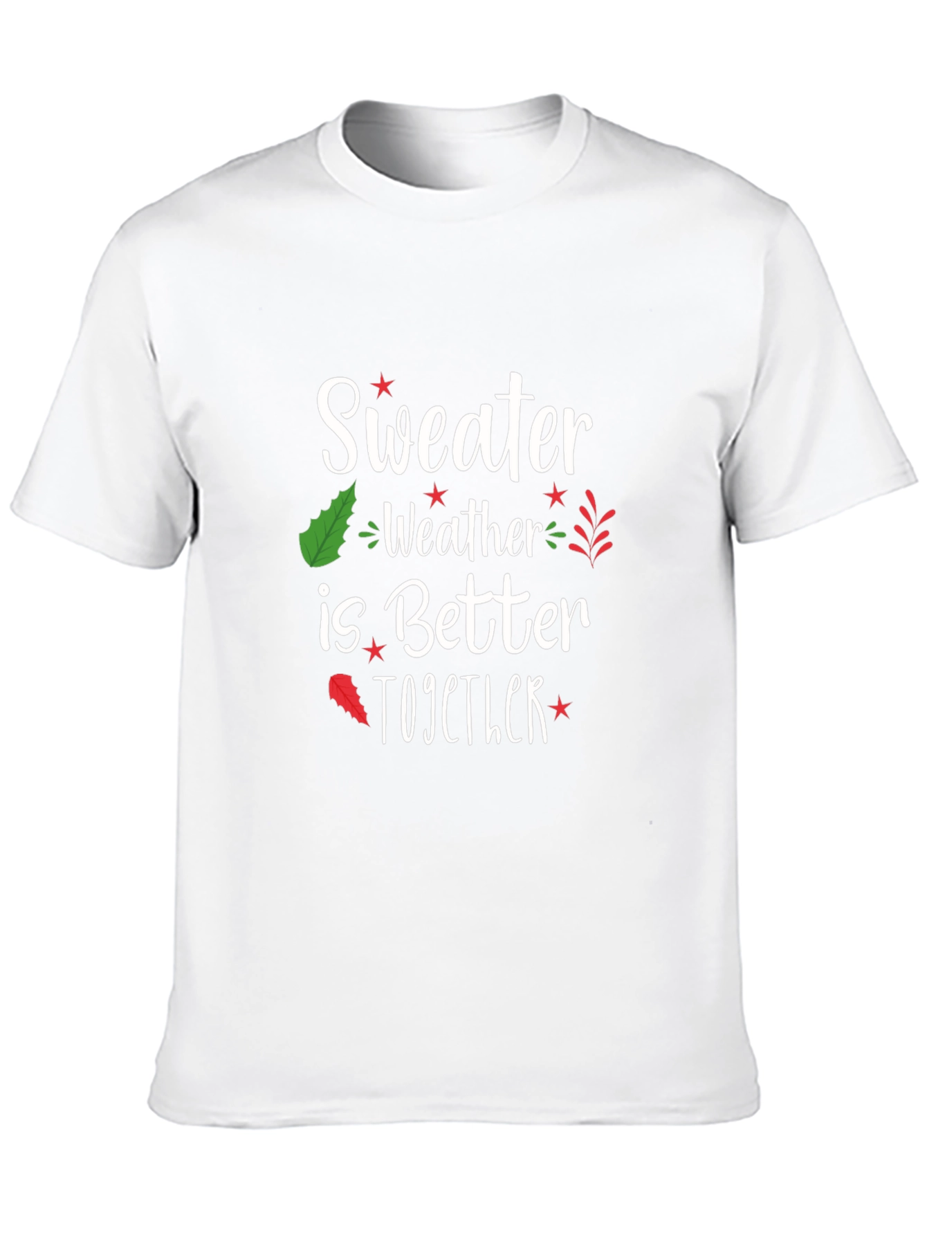 Camiseta Negra Navideña Sweater Weather