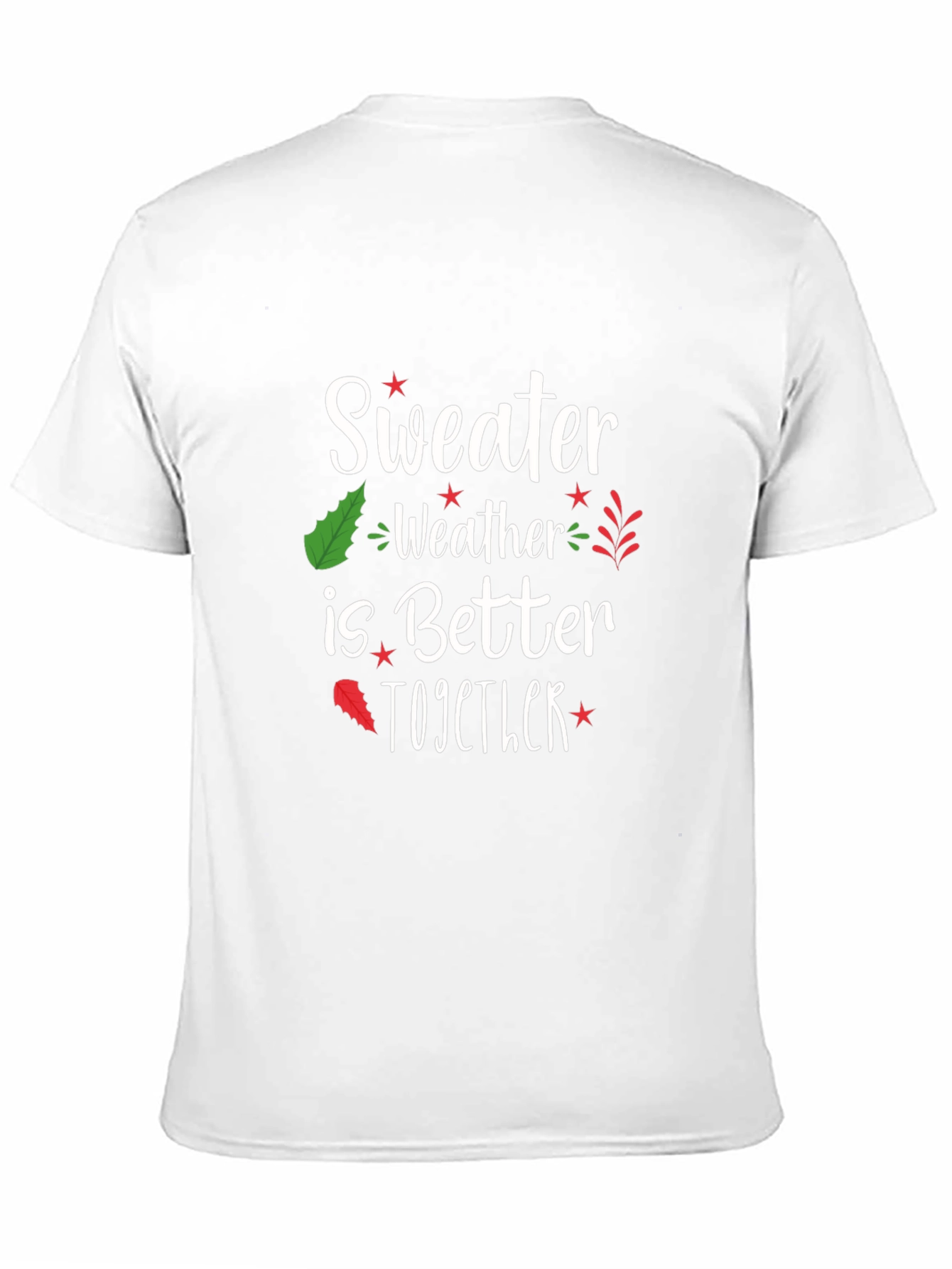 Camiseta Negra Navideña Sweater Weather