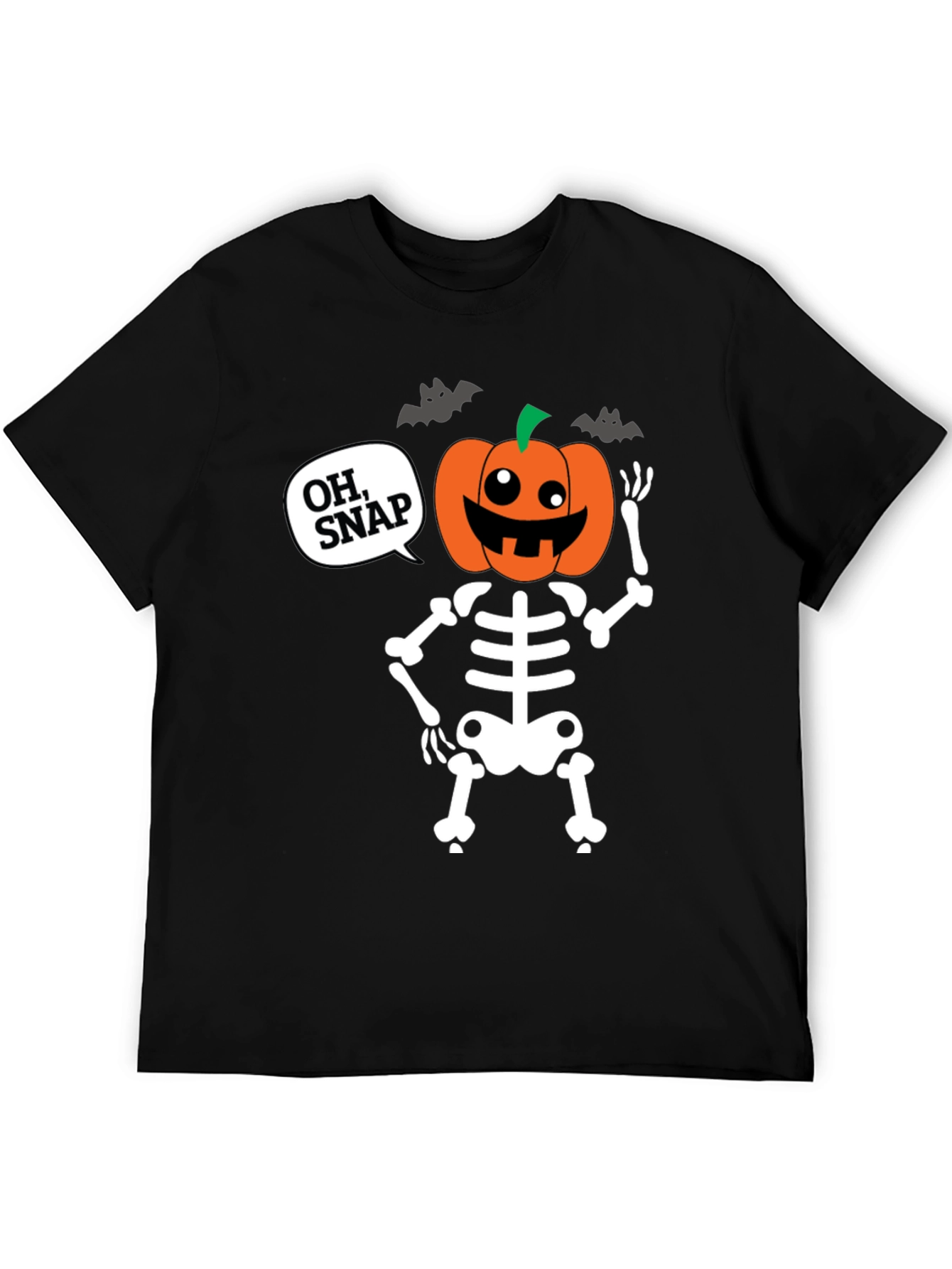 Camiseta Halloween Esqueleto Calabaza - ¡Oh Snap!