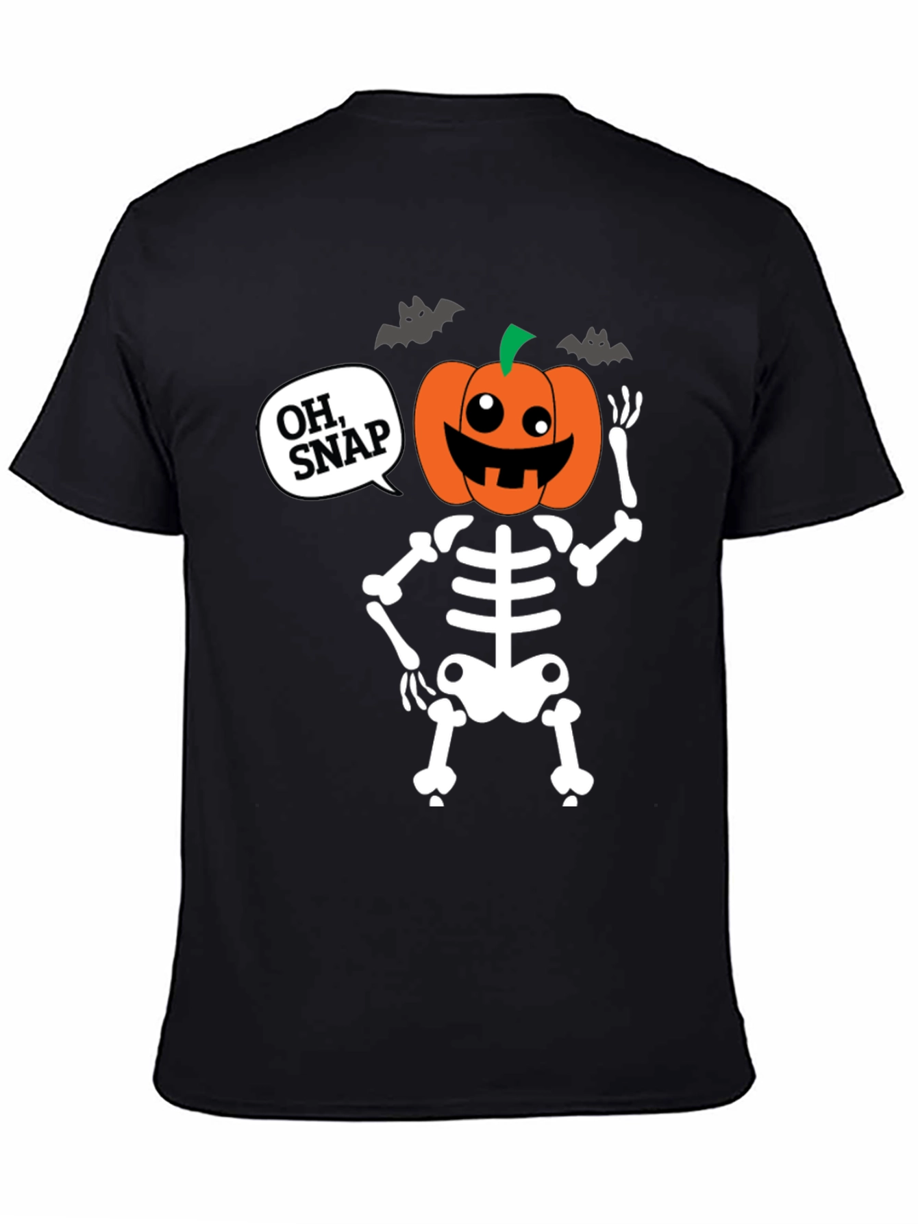 Camiseta Halloween Esqueleto Calabaza - ¡Oh Snap!