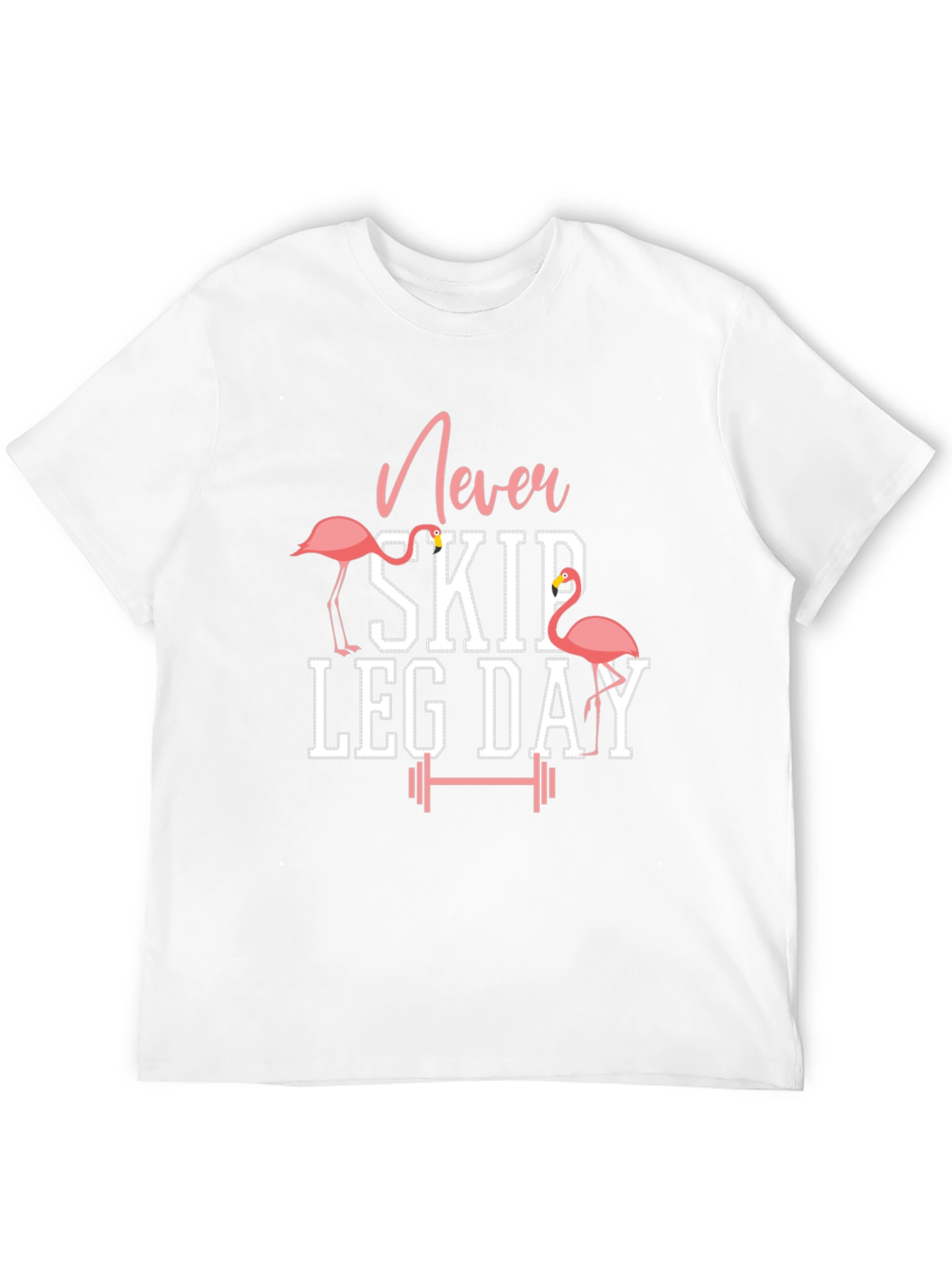 Camiseta Negra Fitness: Never Skip Leg Day