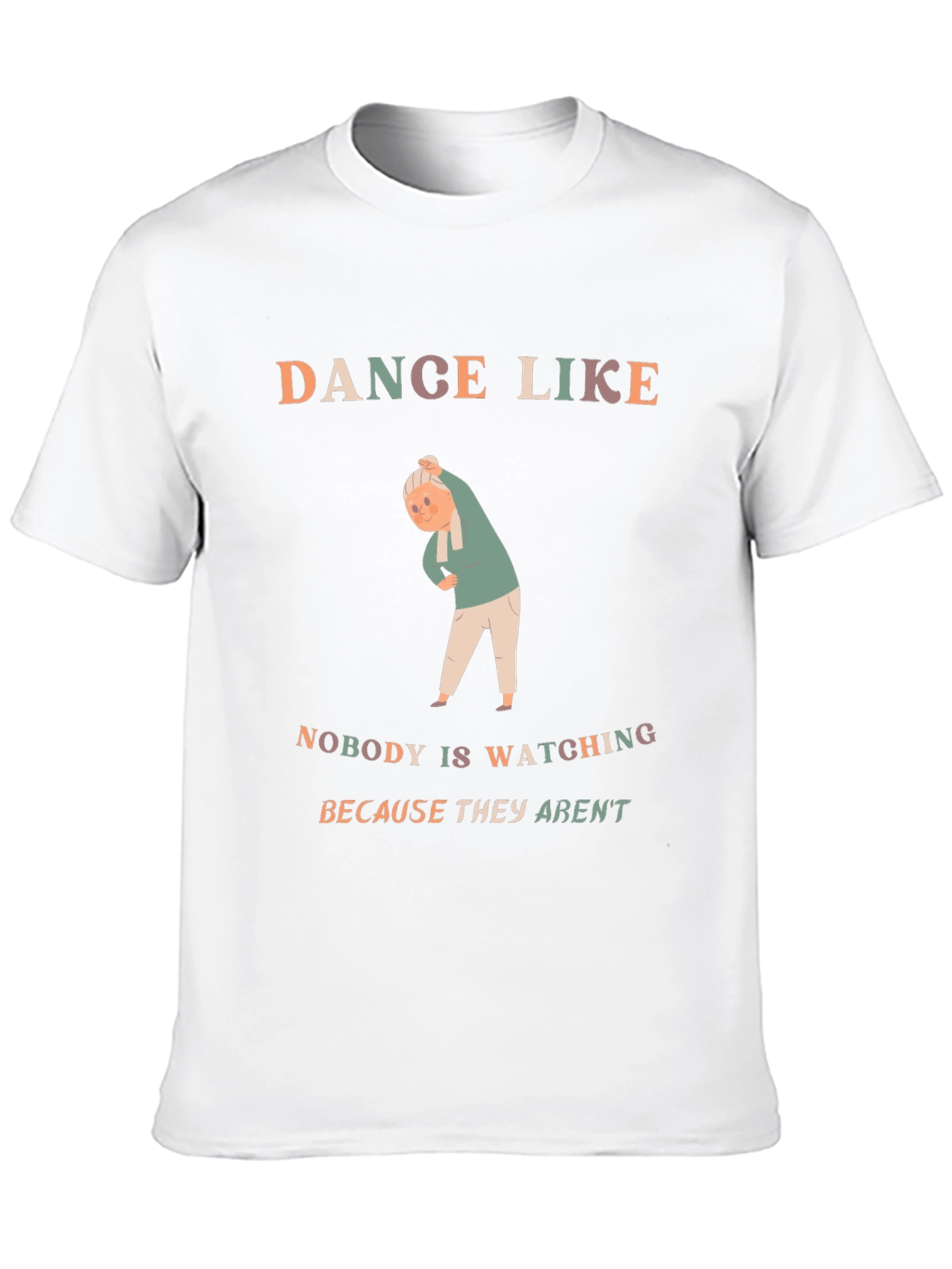 Camiseta Negra Dance Like Nobodys Watching