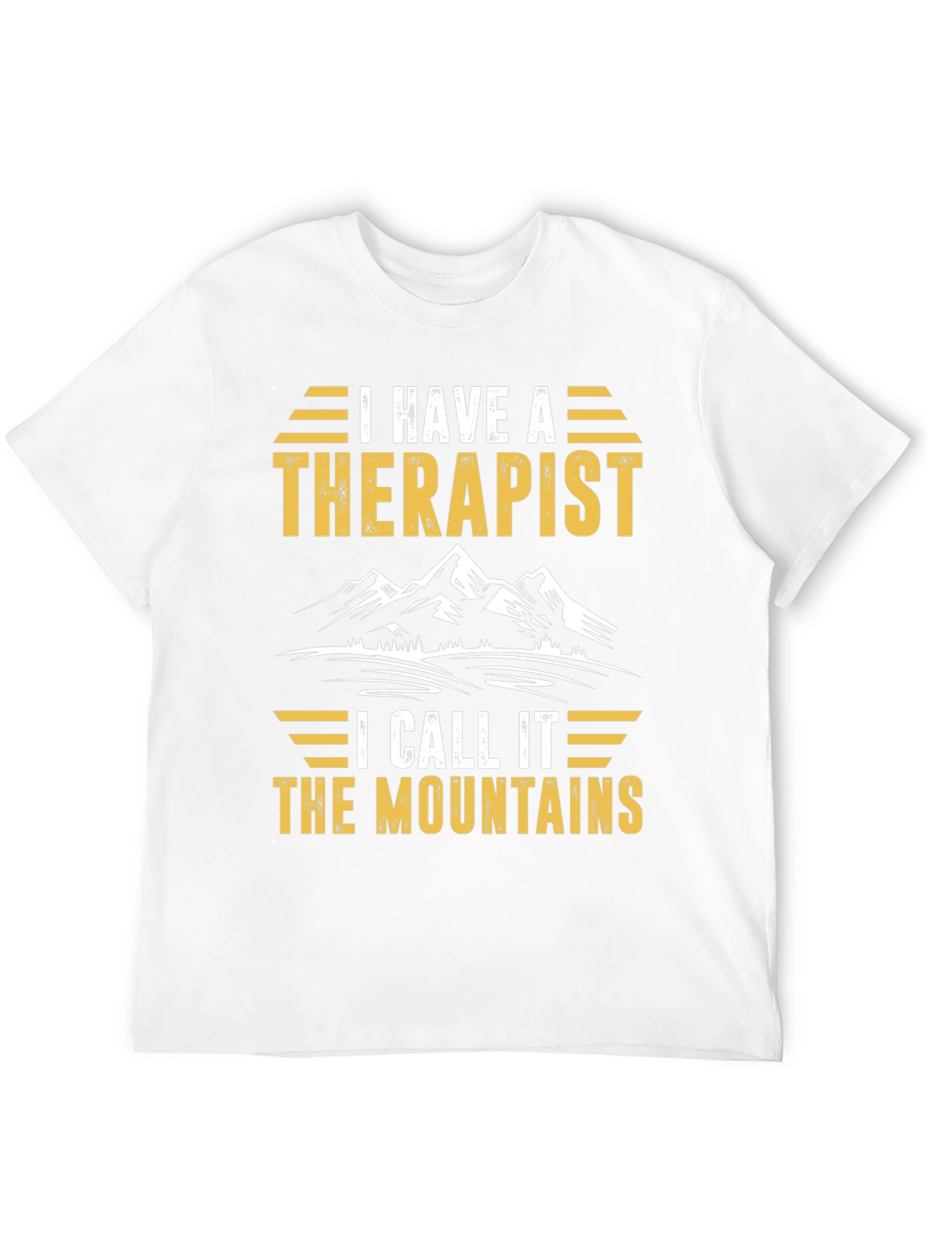 Camiseta Negra Mi Terapeuta Son Las Montañas