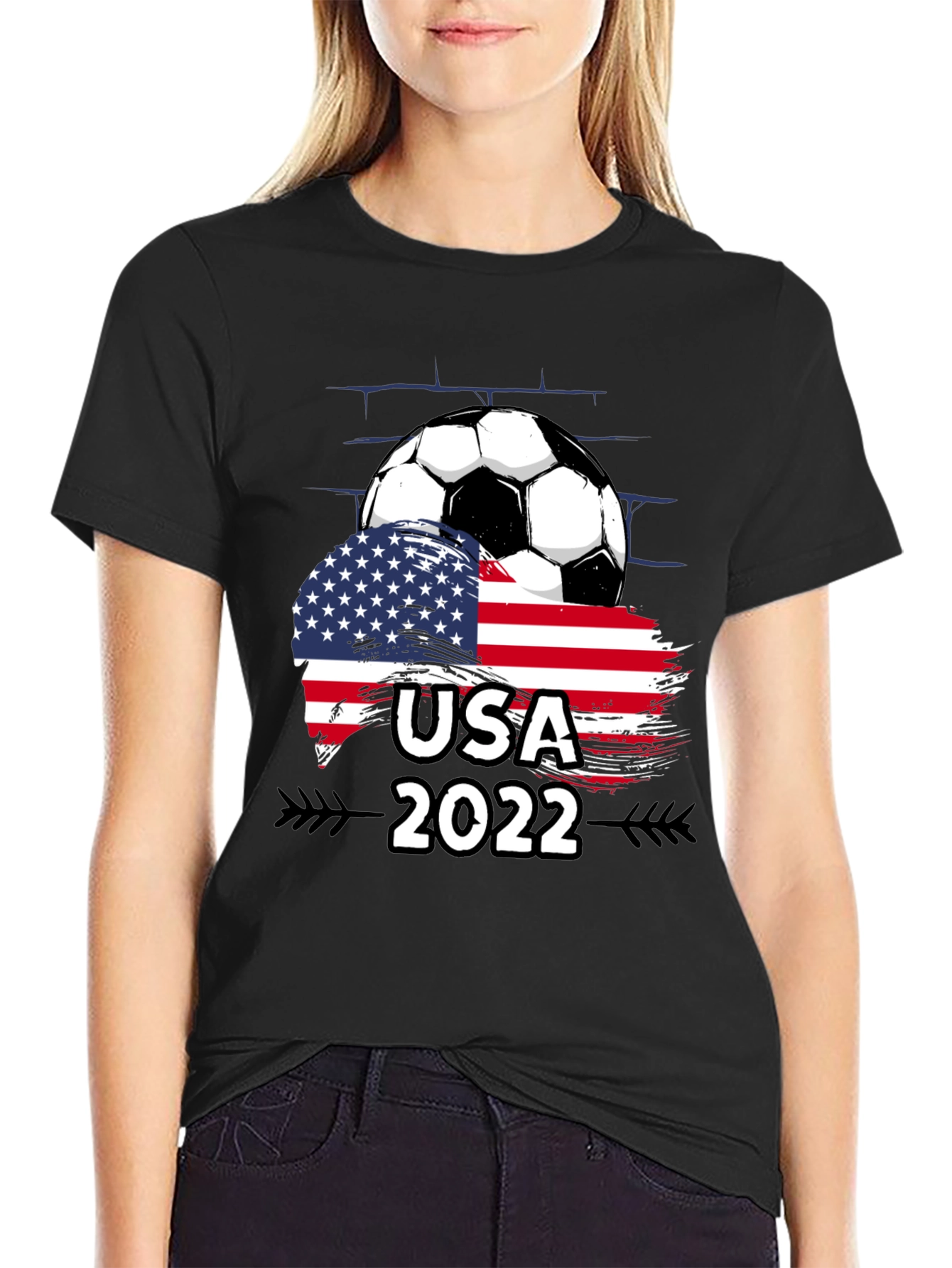 Camiseta Fútbol USA 2022 - Apoya a tu Equipo!