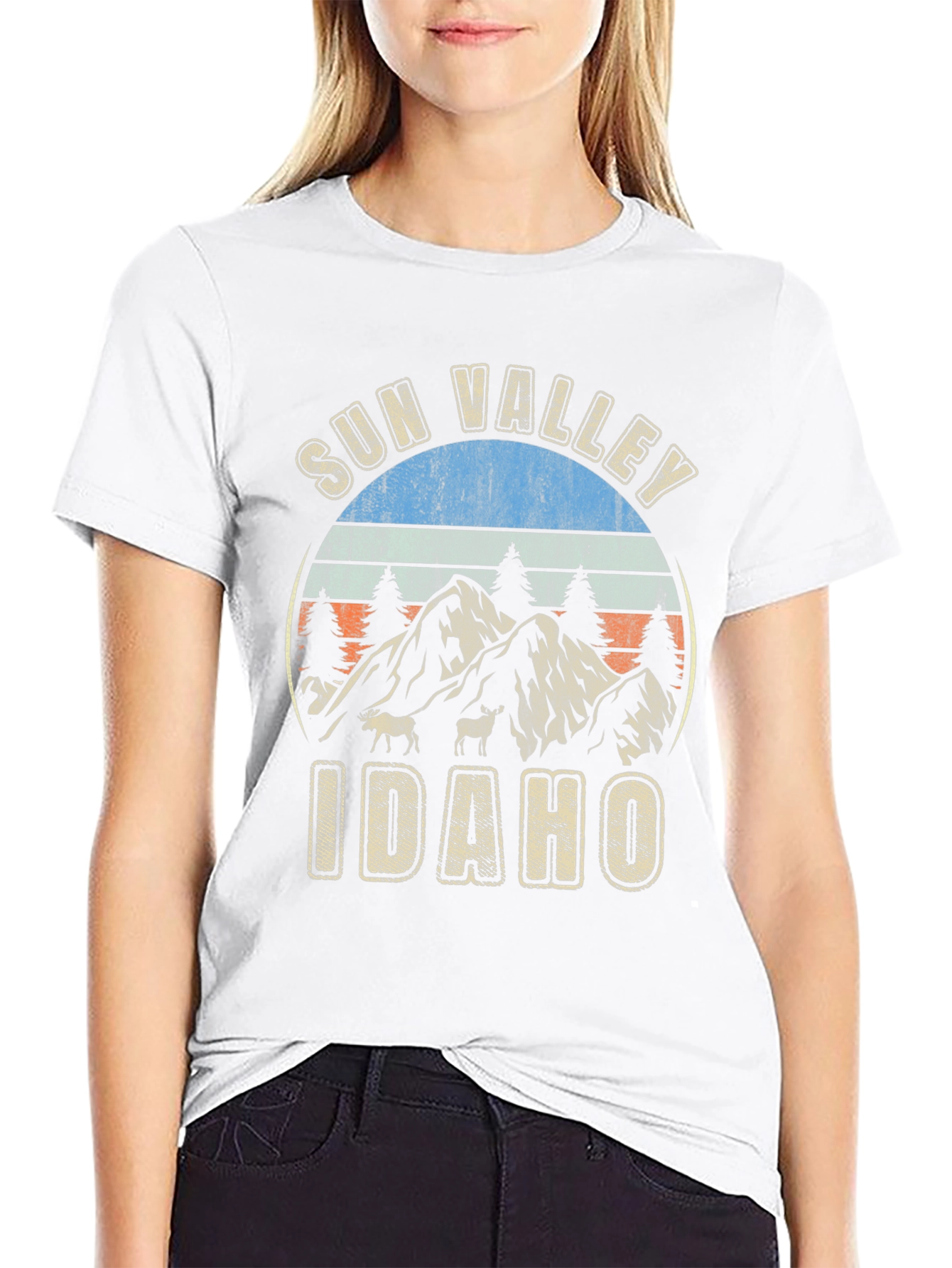 Camiseta Hombre Sun Valley Idaho