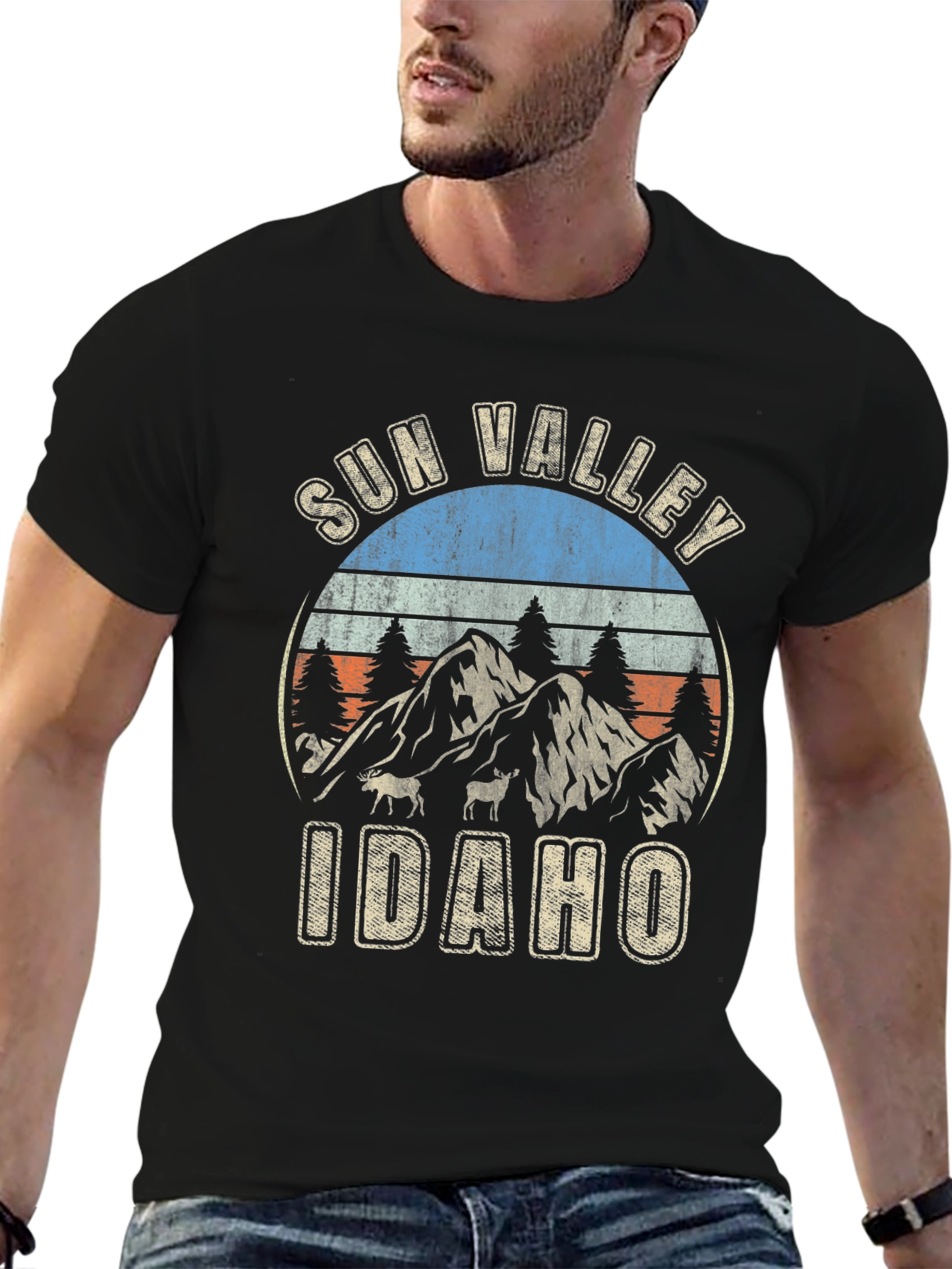 Camiseta Hombre Sun Valley Idaho
