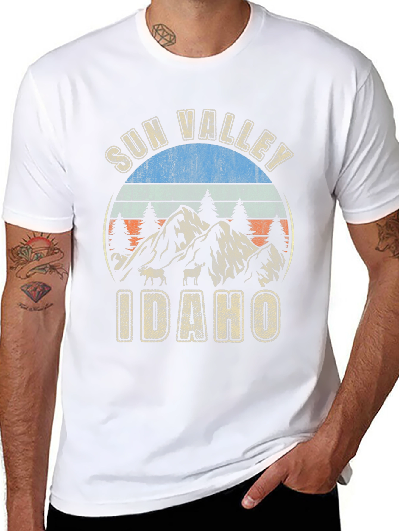 Camiseta Hombre Sun Valley Idaho