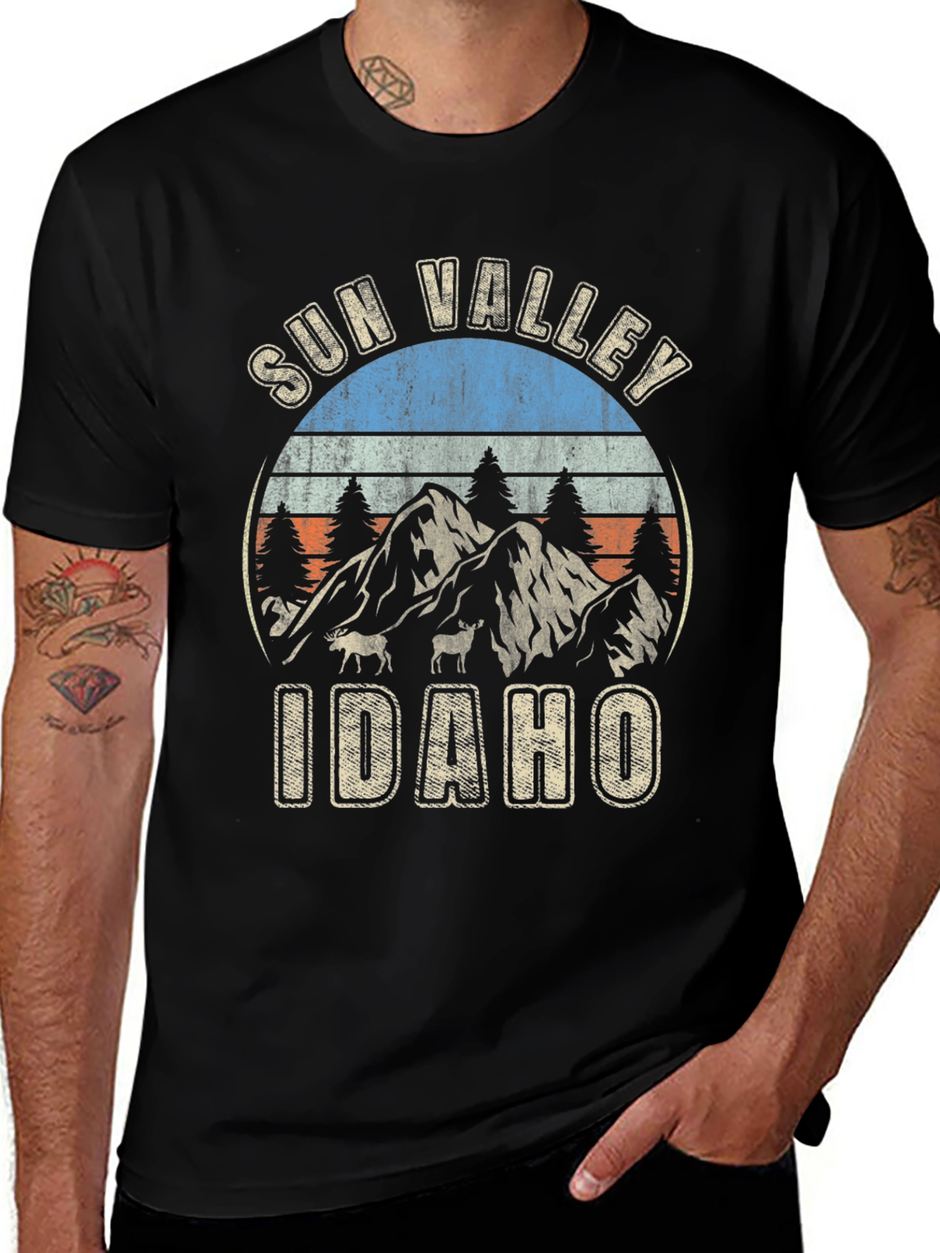 Camiseta Hombre Sun Valley Idaho