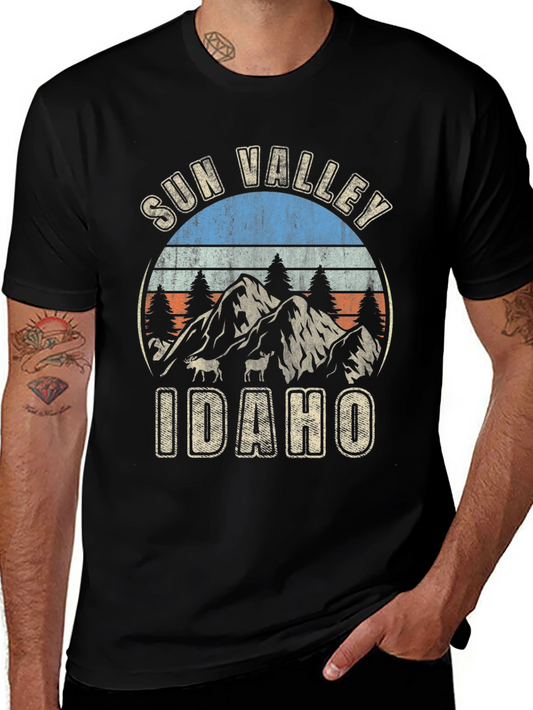 Camiseta Hombre Sun Valley Idaho