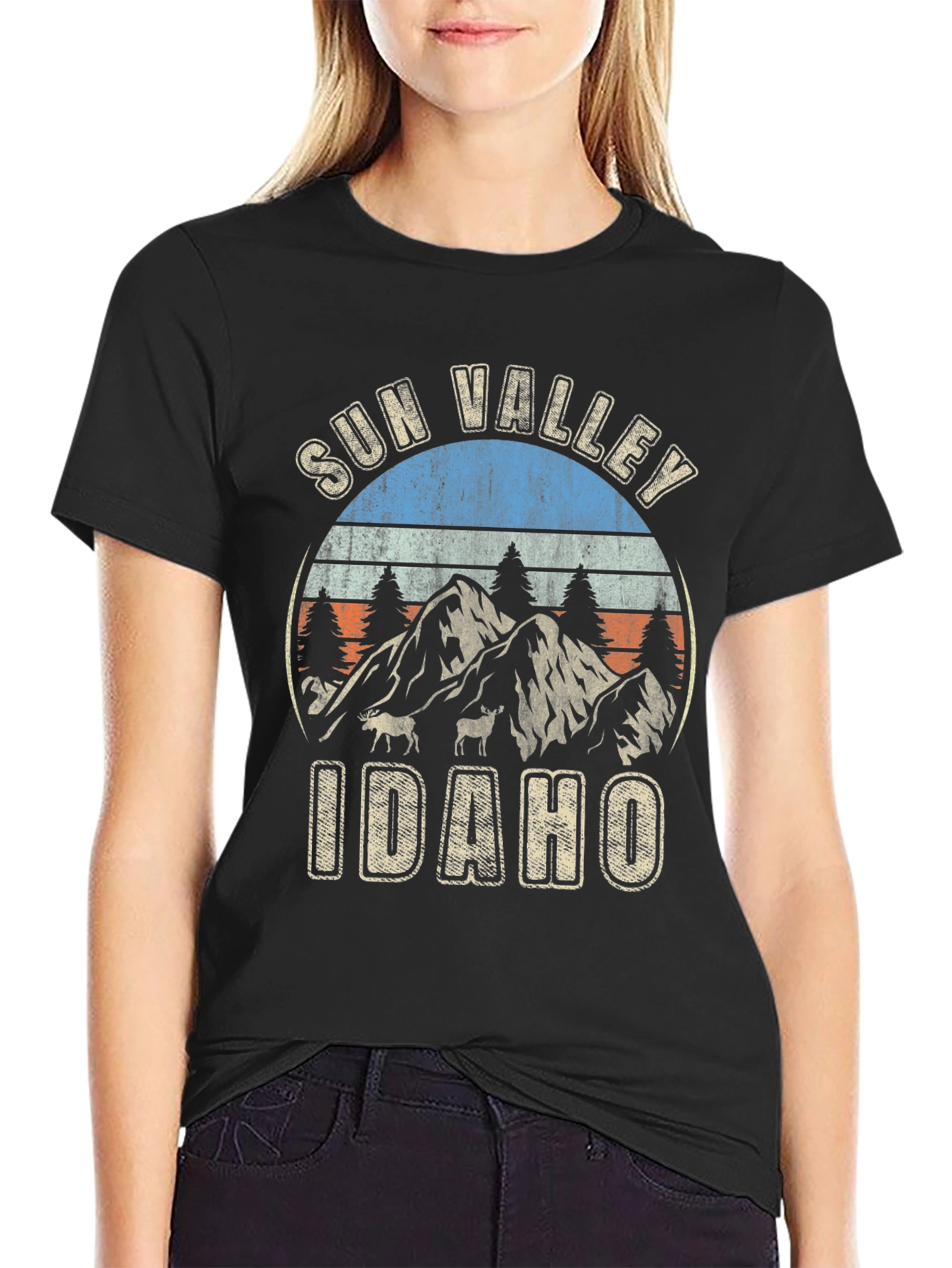 Camiseta Hombre Sun Valley Idaho