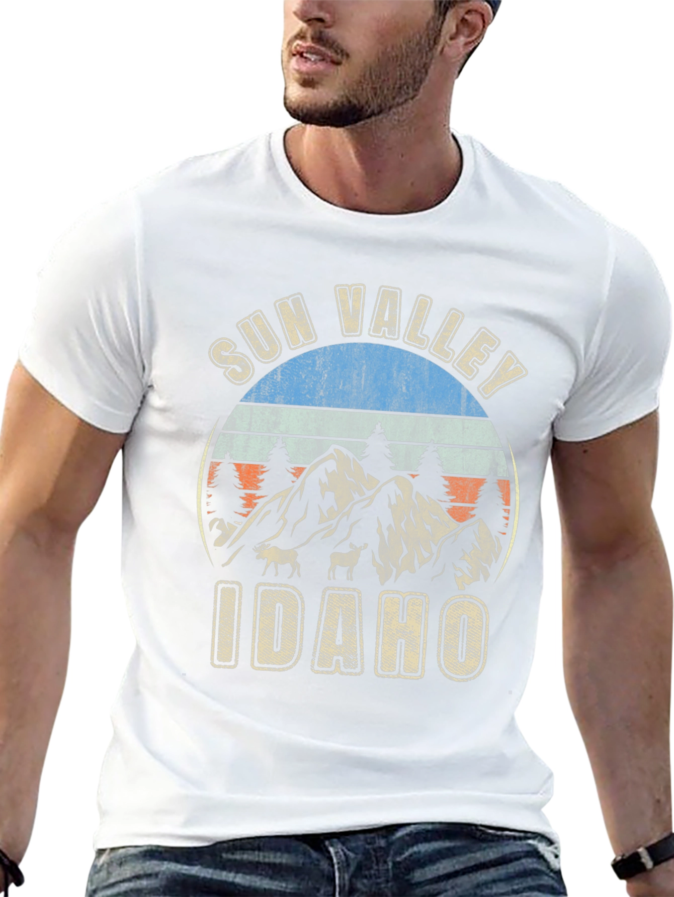 Camiseta Hombre Sun Valley Idaho