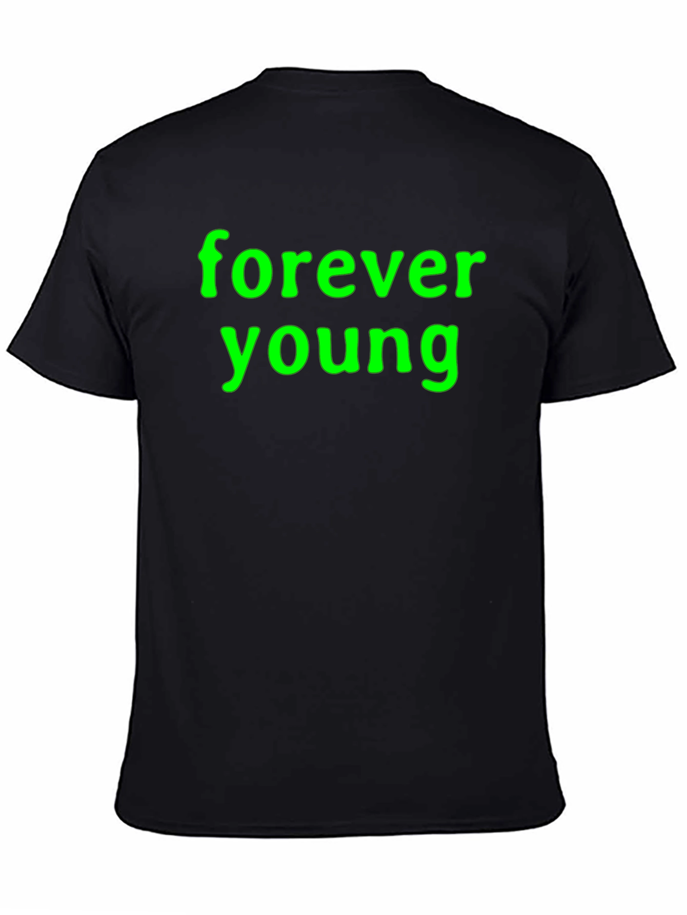 Camiseta Negra Forever Young