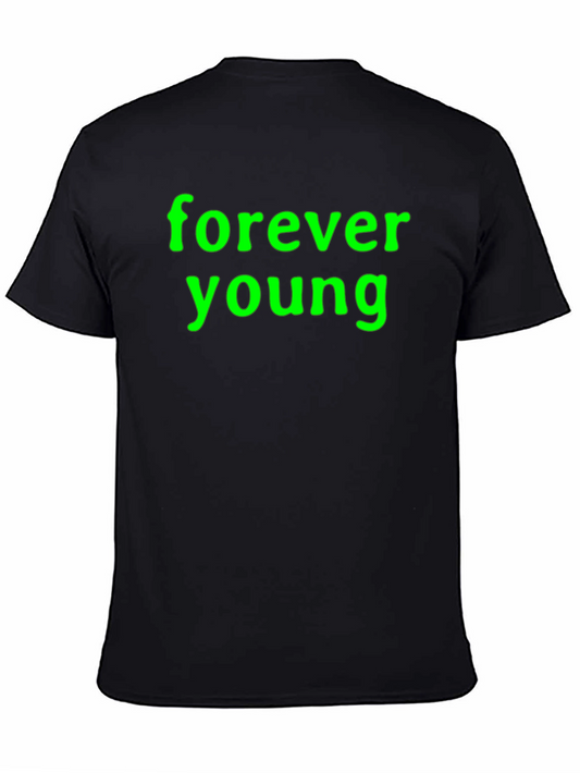 Camiseta Negra Forever Young