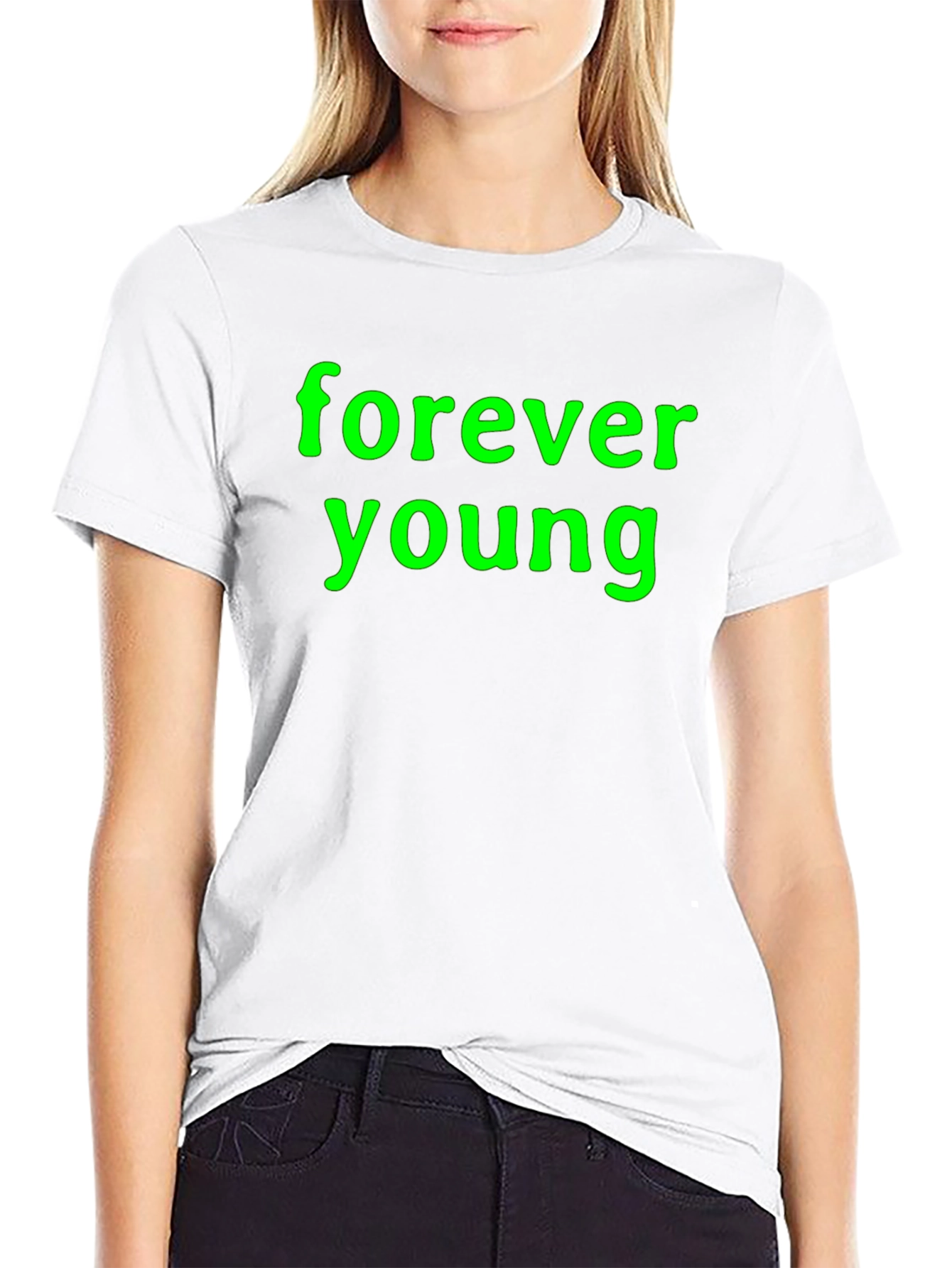 Camiseta Negra Forever Young