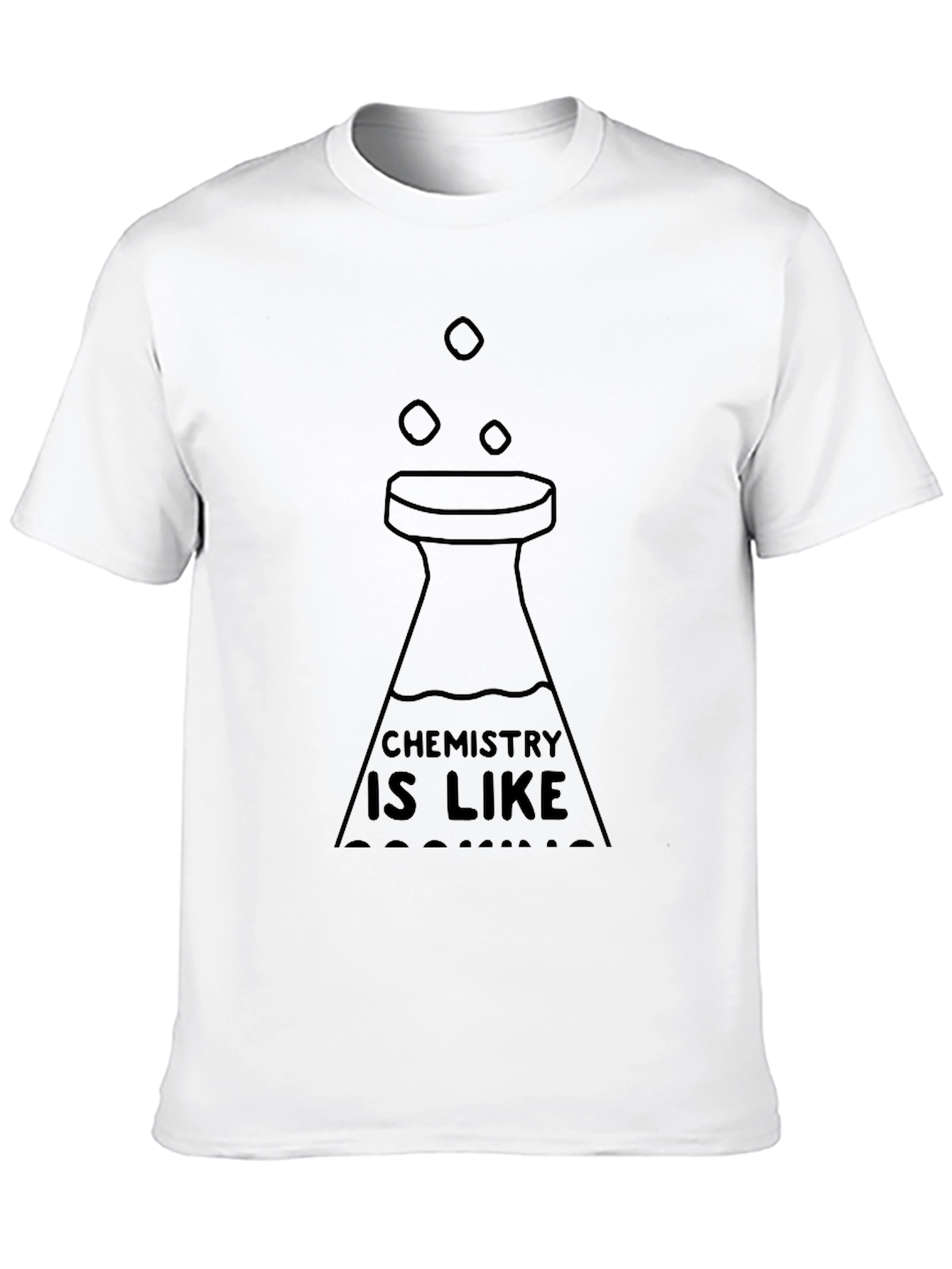 Camiseta Negra: Química es Como Cocinar