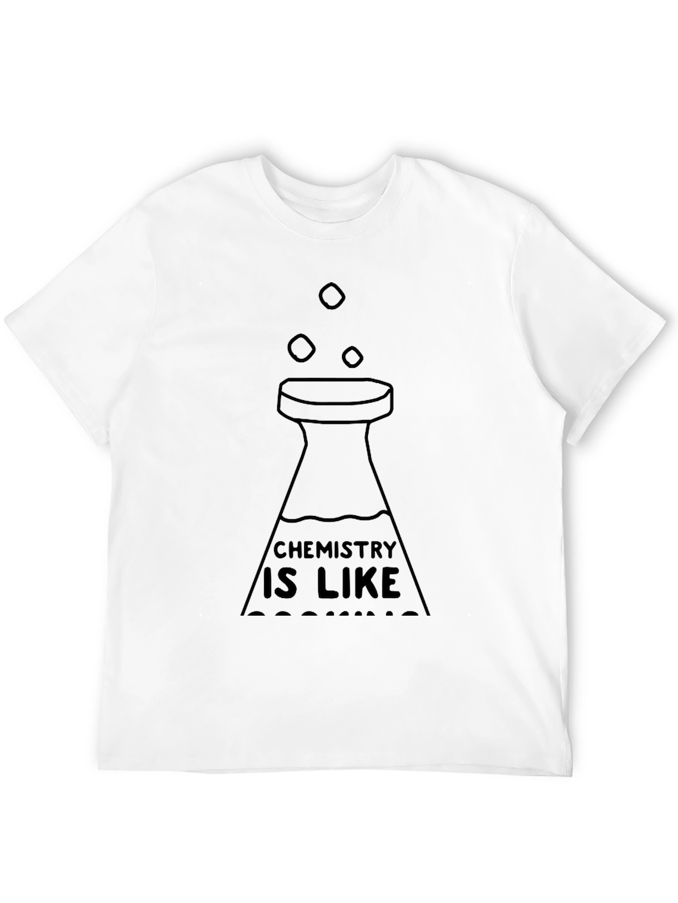 Camiseta Negra: Química es Como Cocinar