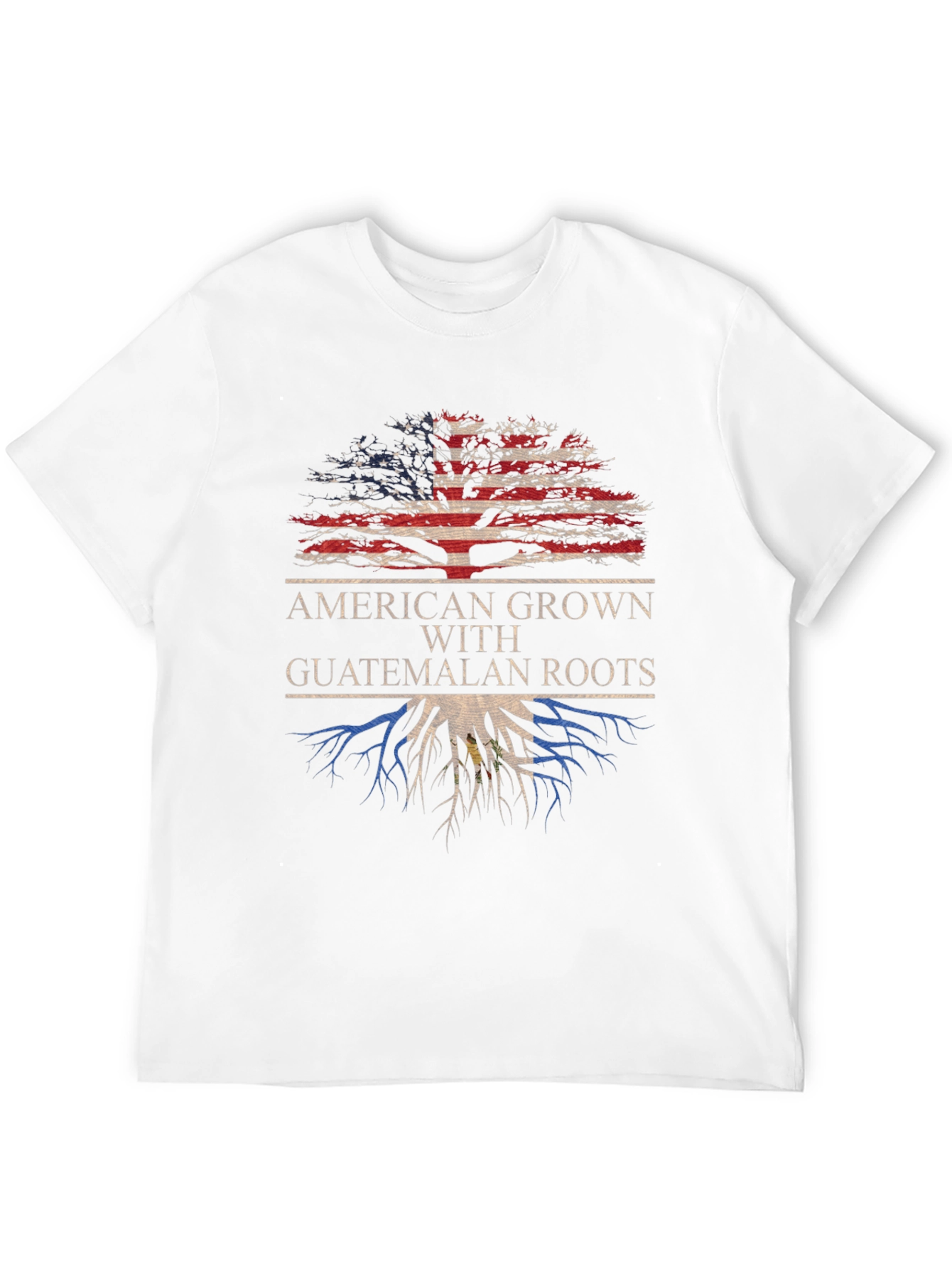 Camiseta American Grown with Guatemalan Roots